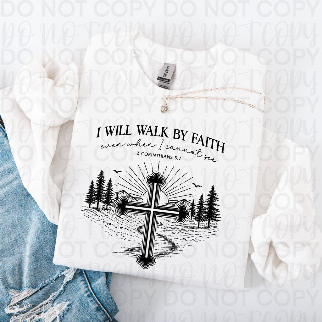 Walk by Faith Christian PNG