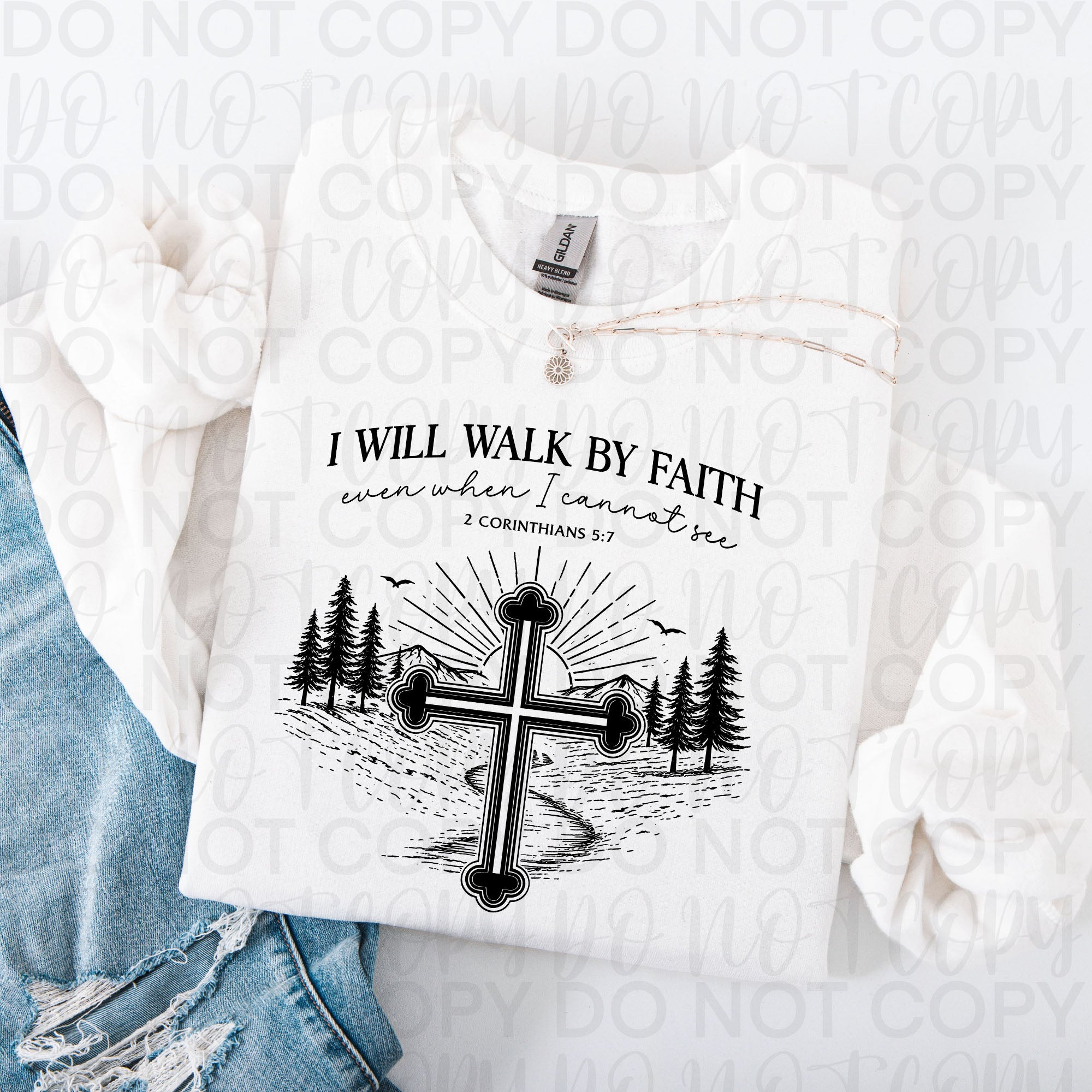 Walk by Faith Christian PNG