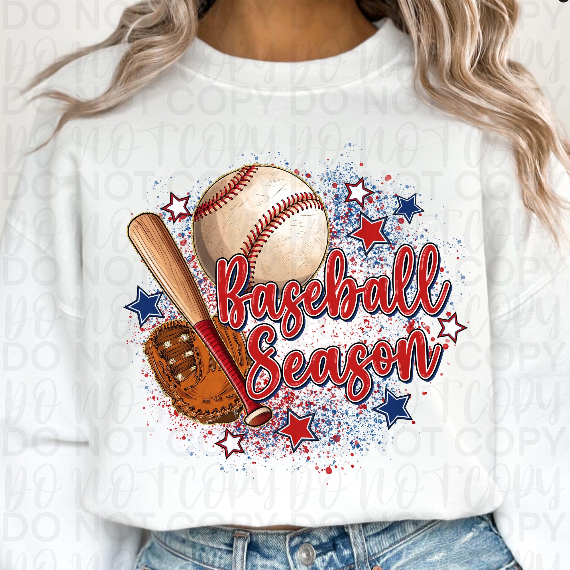 Baseball Season Splatter PNG