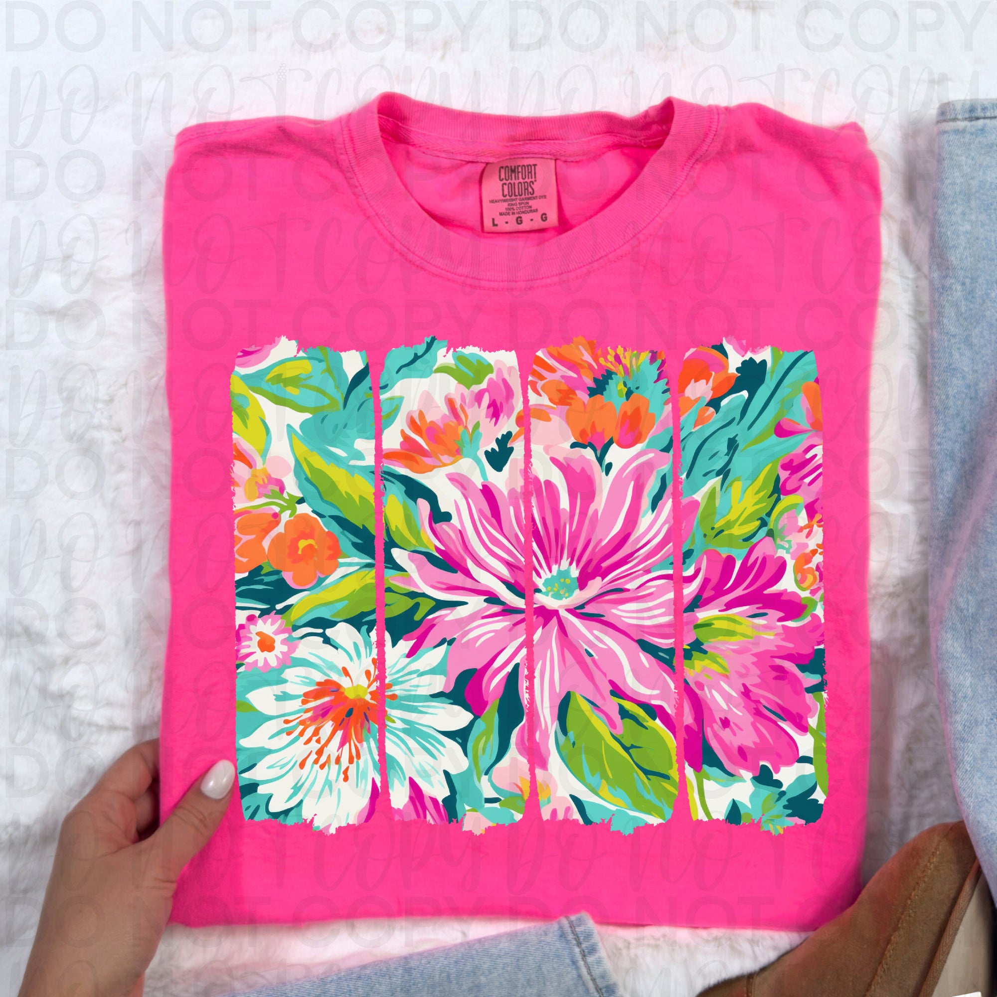 Colorful Floral Brushstrokes PNG