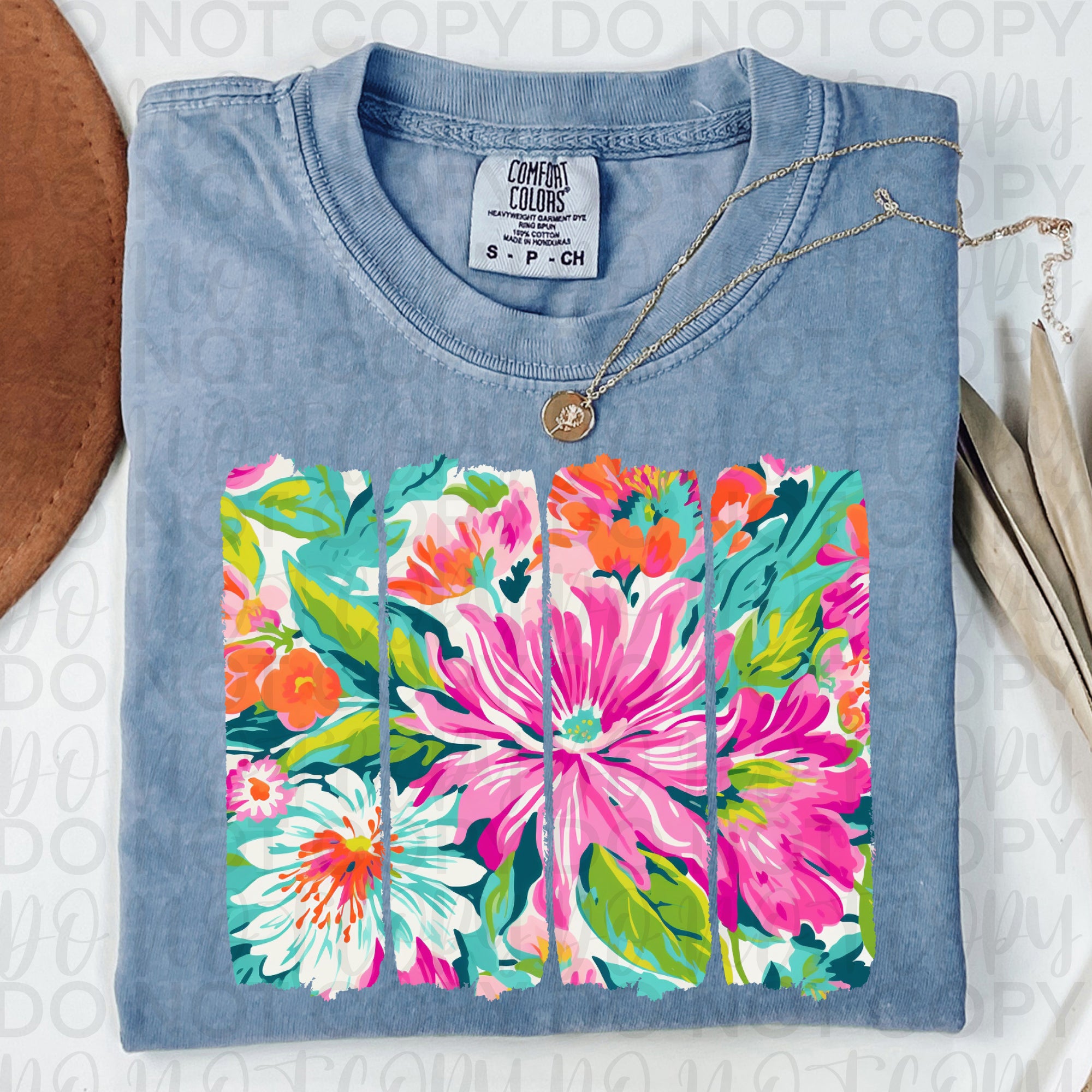 Colorful Floral Brushstrokes PNG