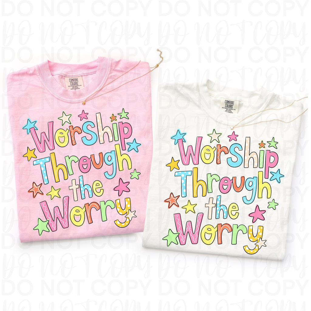 Worship Through the Worry PNG