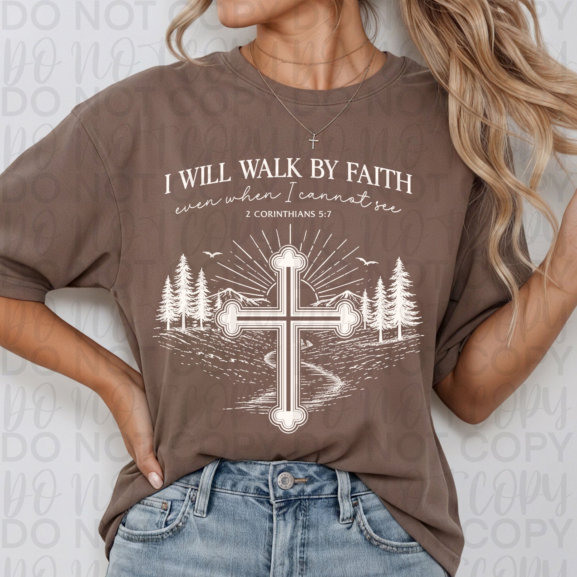 Walk by Faith Christian PNG