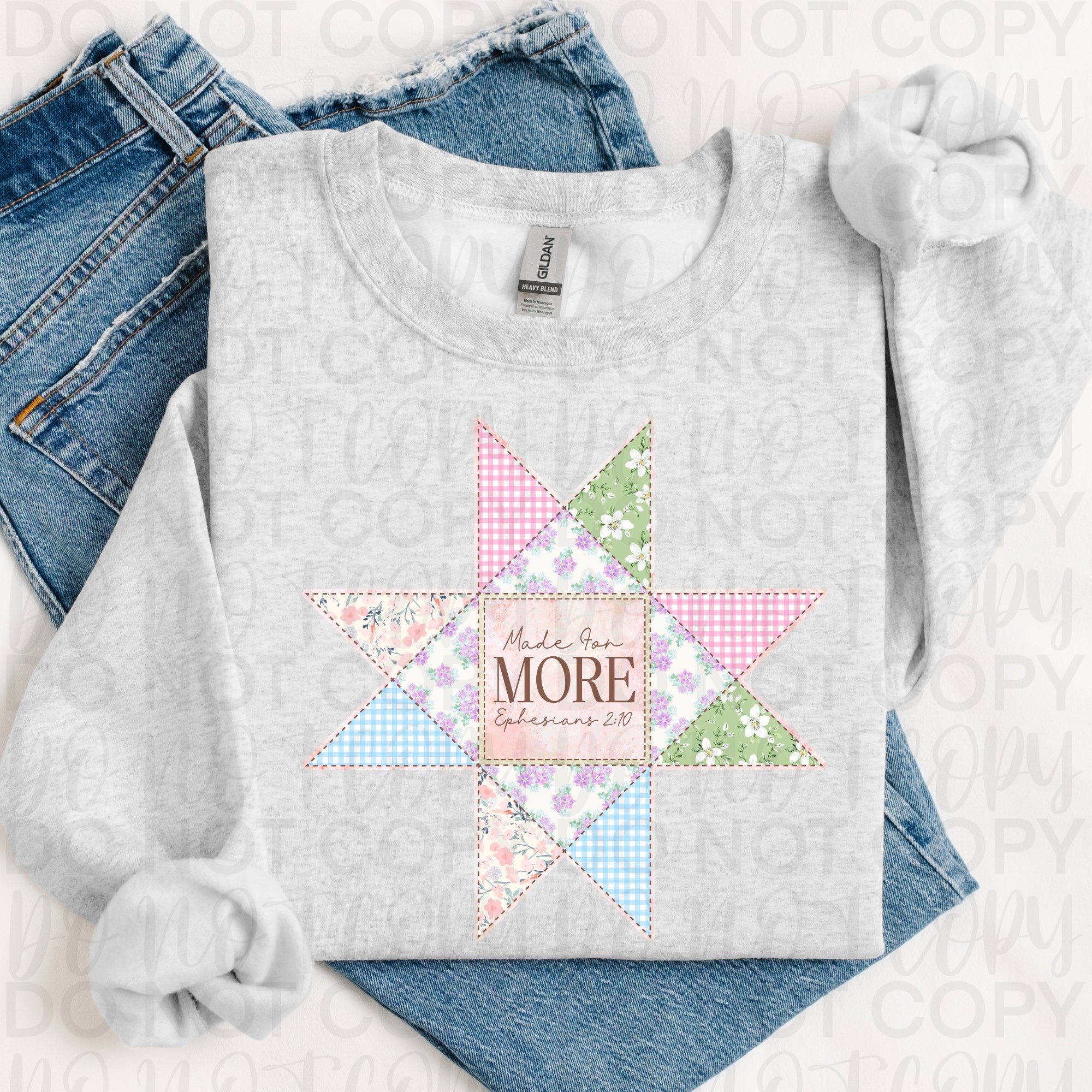 Made for More Patchwork Christian PNG