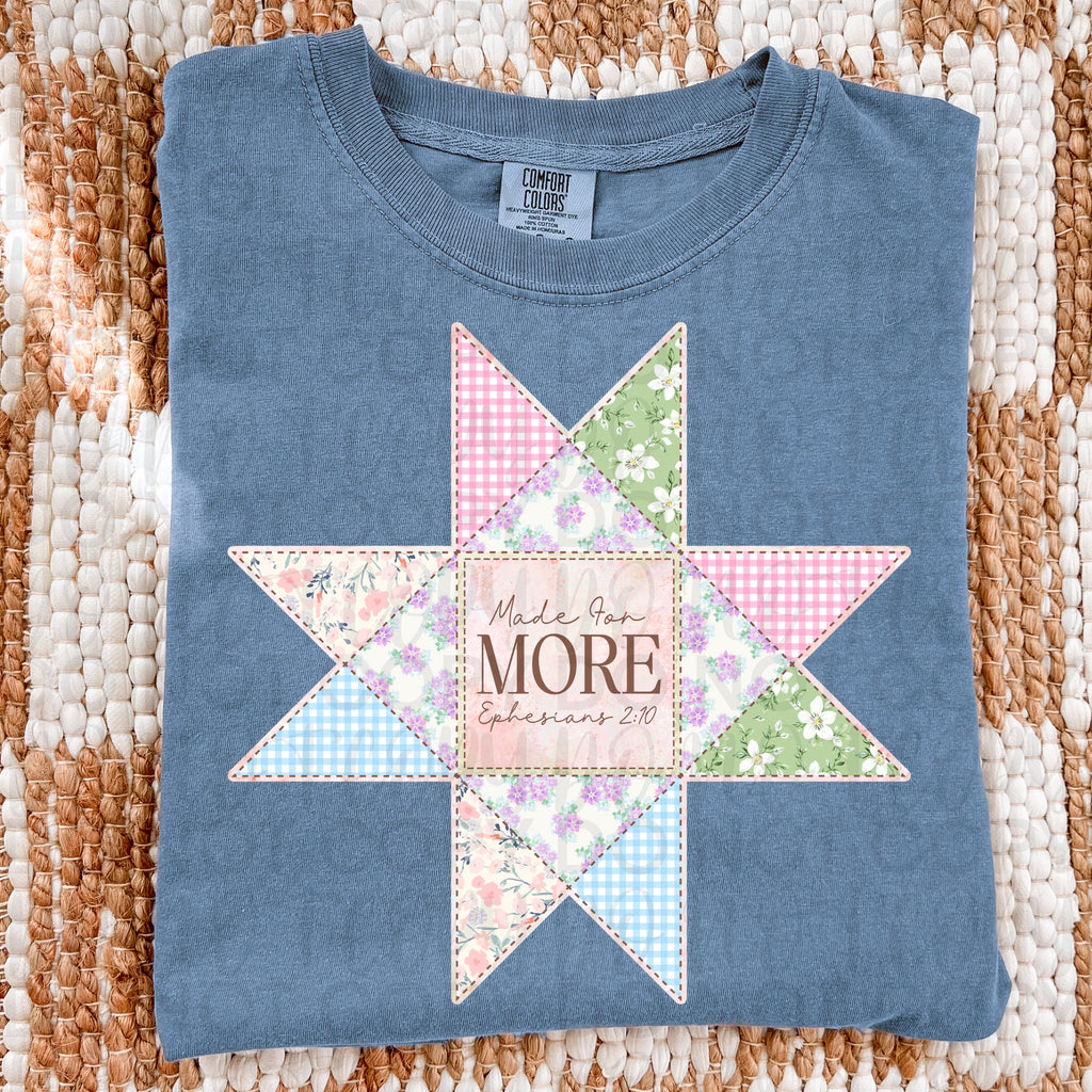 Made for More Patchwork Christian PNG