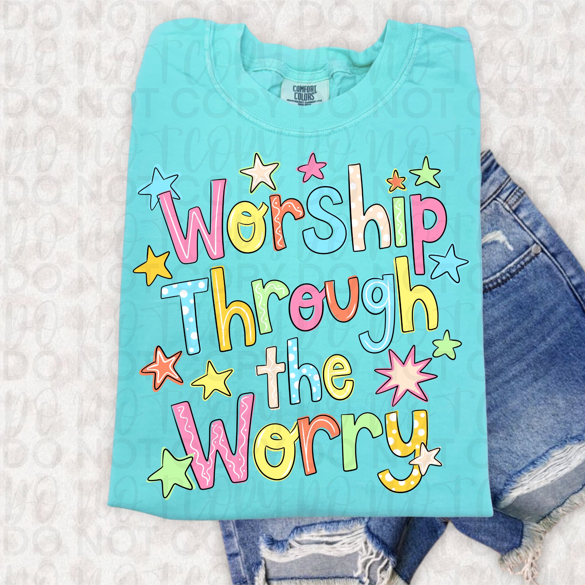 Worship Through the Worry PNG