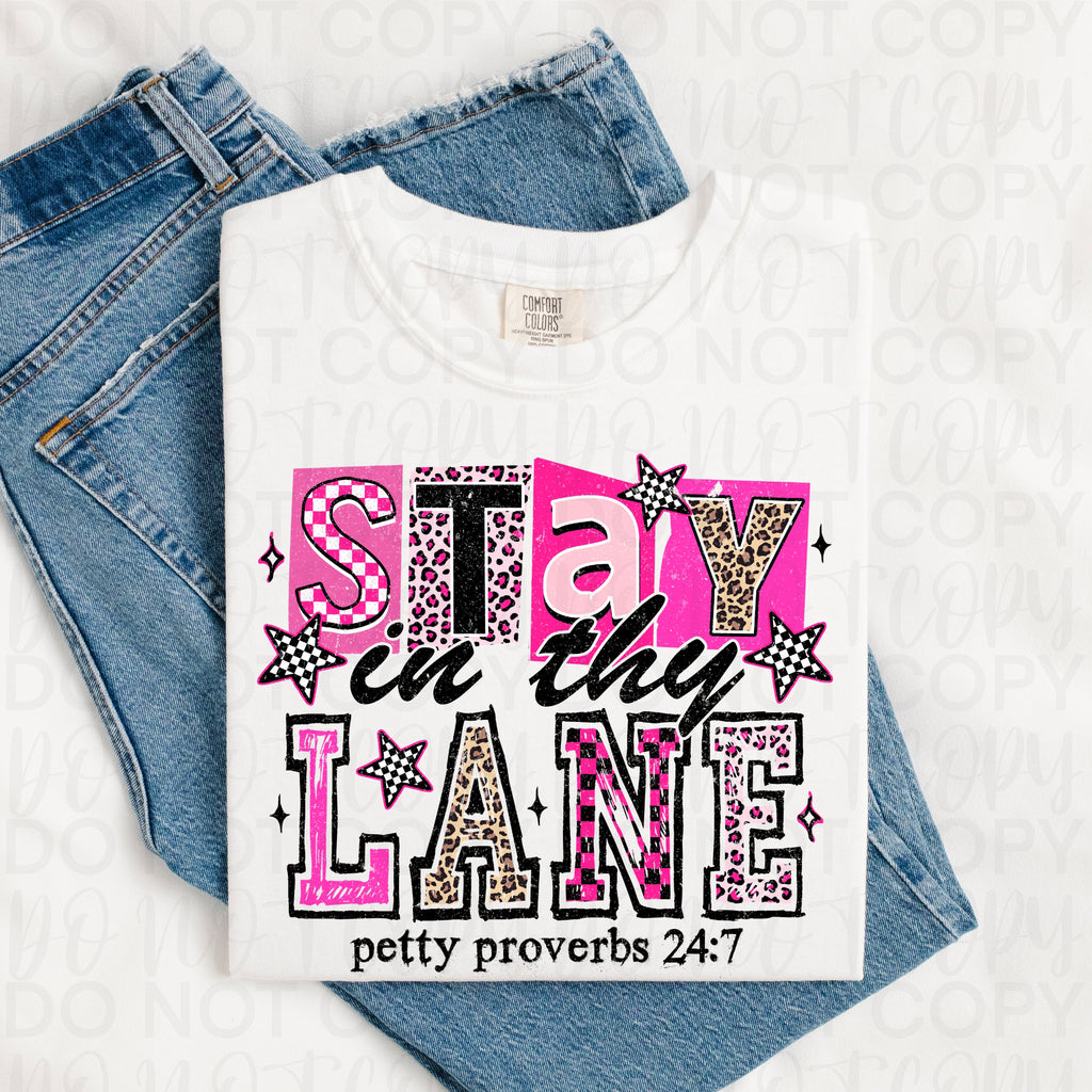 Stay in Thy Lane Sarcastic PNG