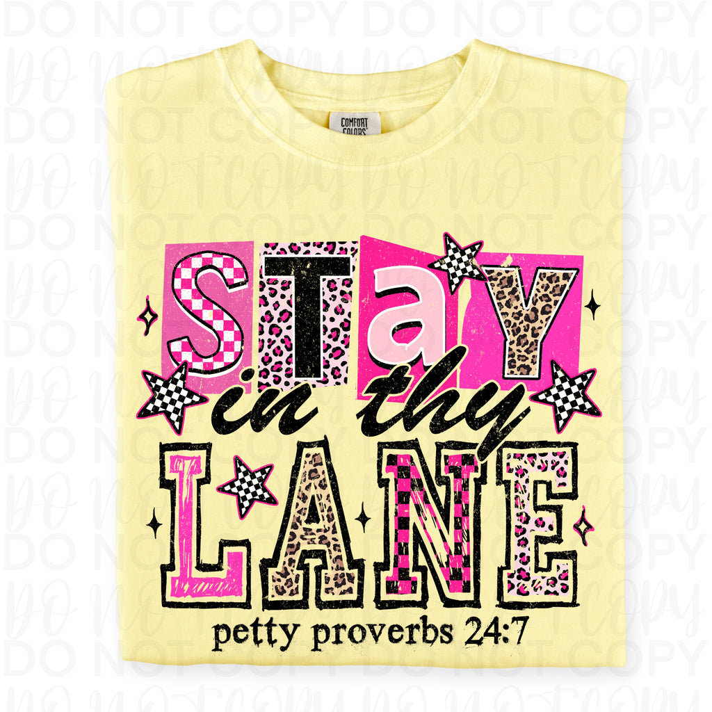 Stay in Thy Lane Sarcastic PNG