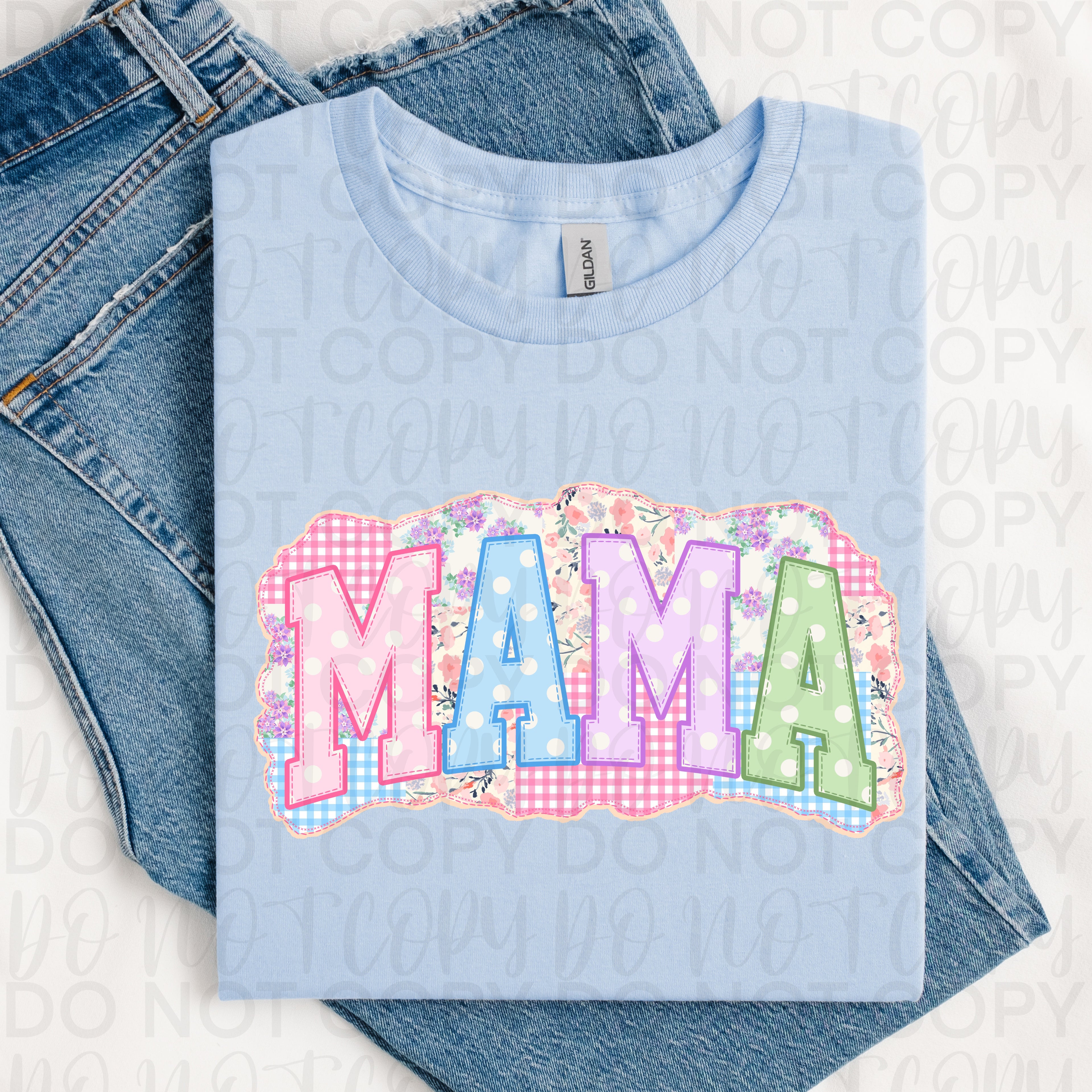 Patchwork Mama PNG