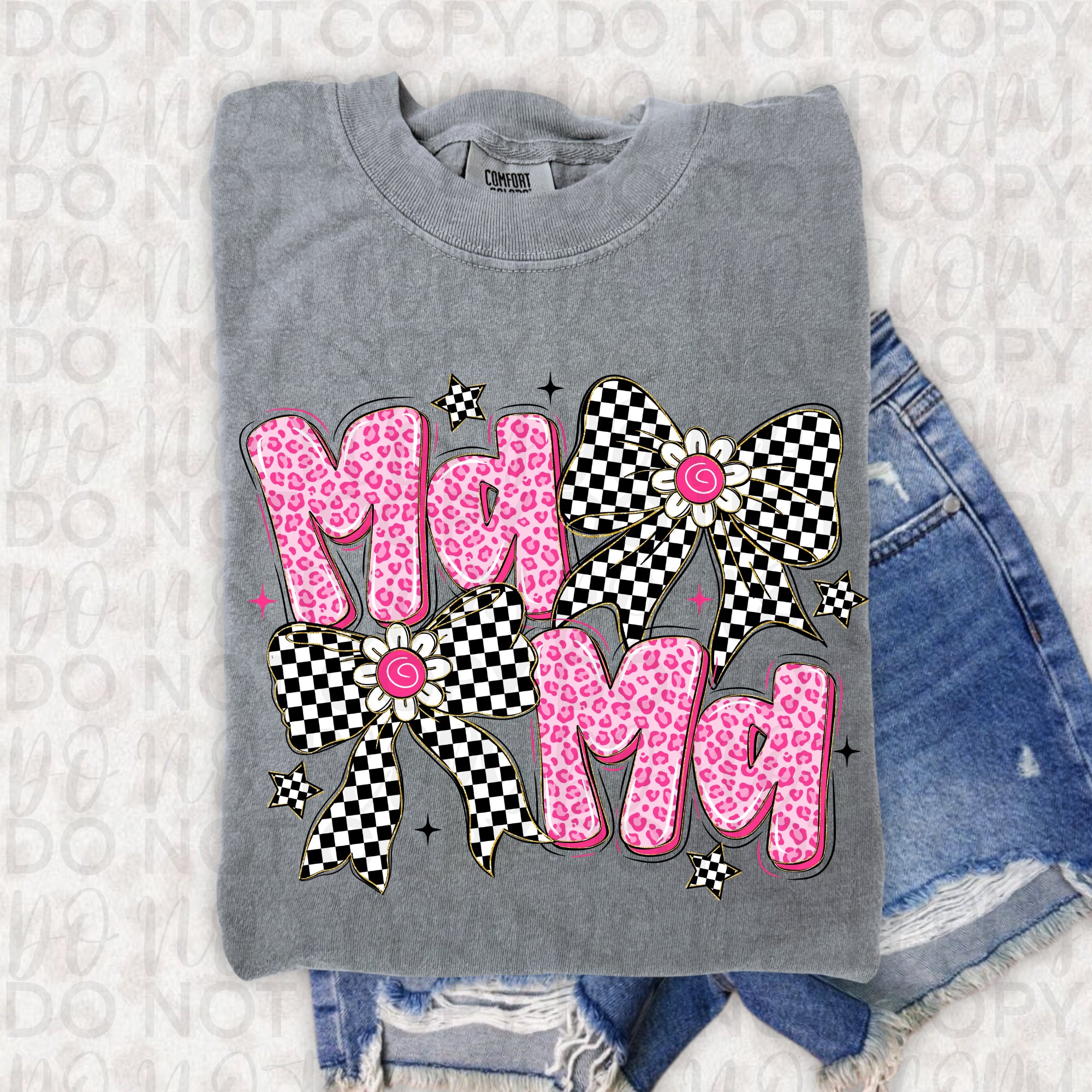 Retro Pink Mama Coquette PNG