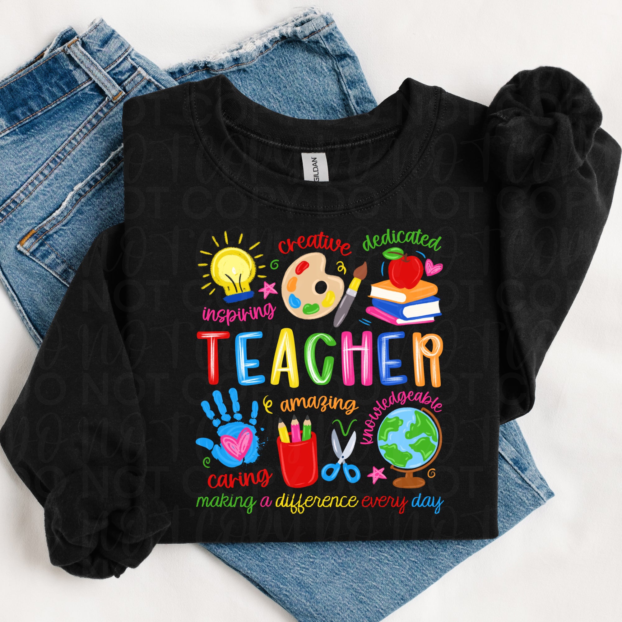 Inspirational Teacher Doodles PNG