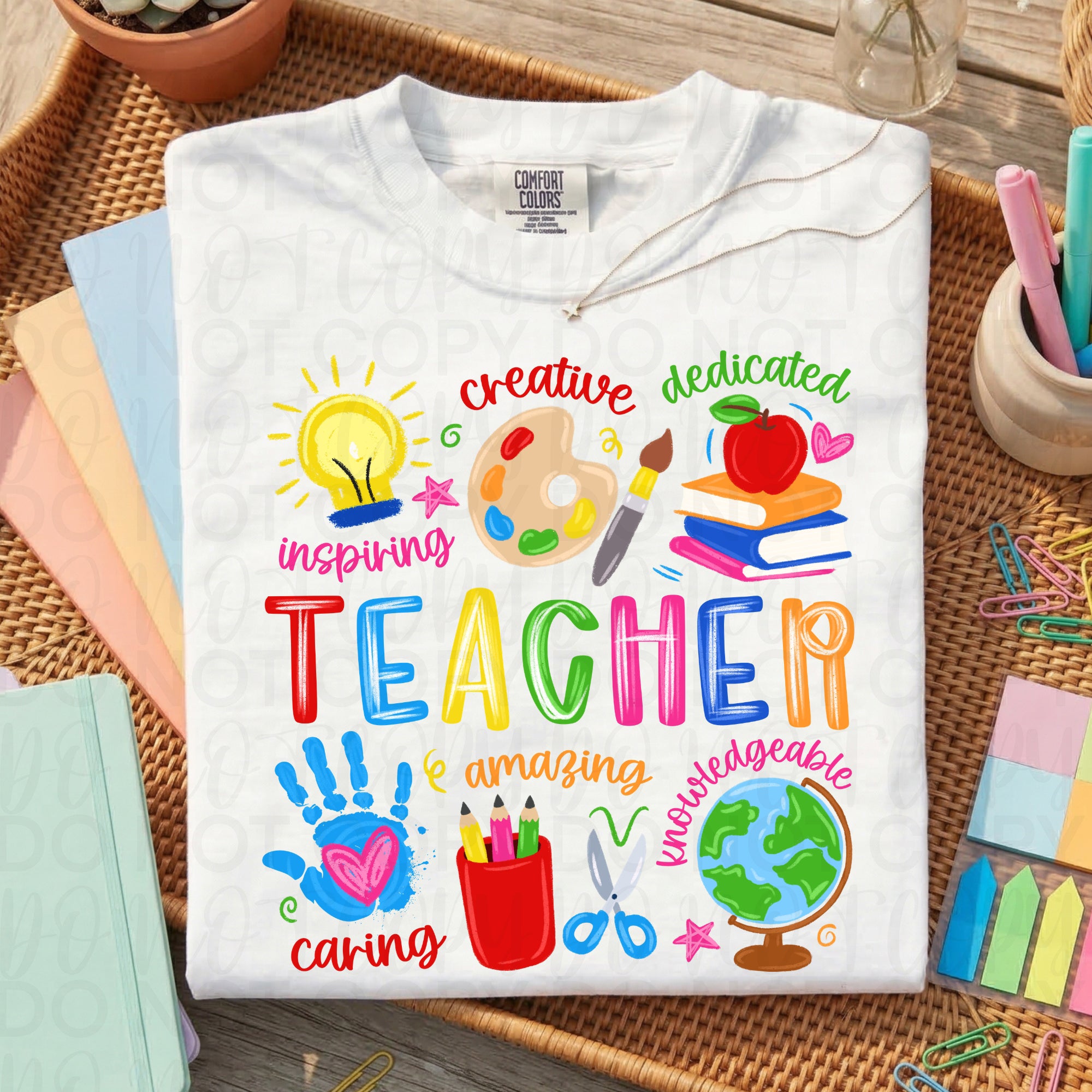 Inspirational Teacher Doodles PNG