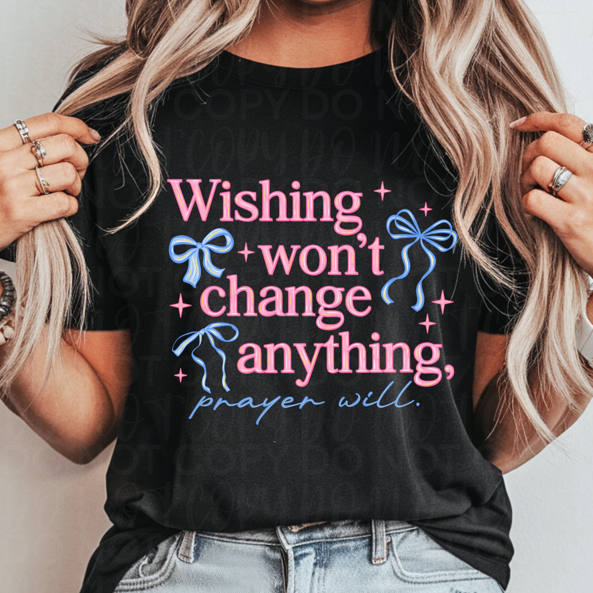 Wishing Won't Change Anything Prayer Will PNG