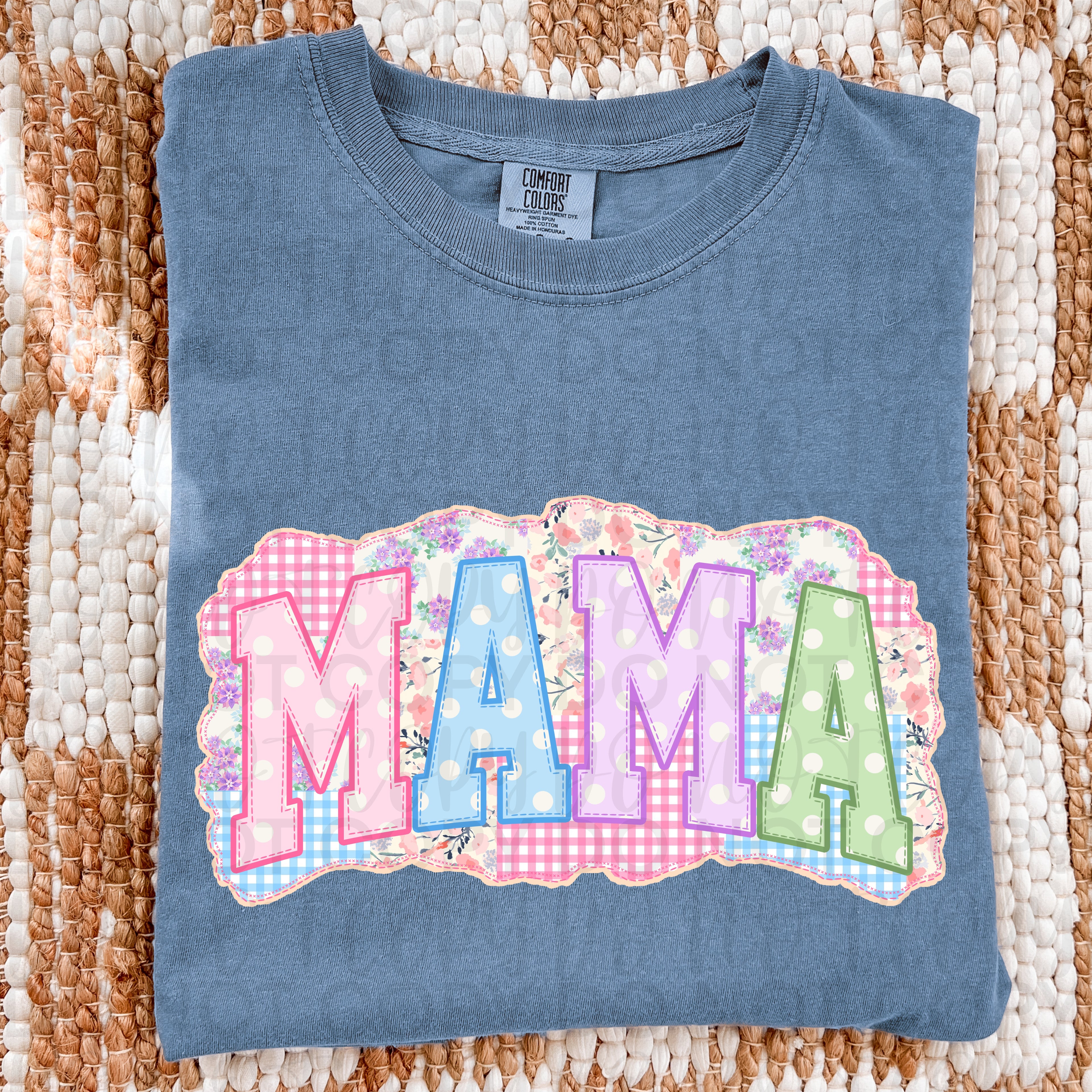 Patchwork Mama PNG
