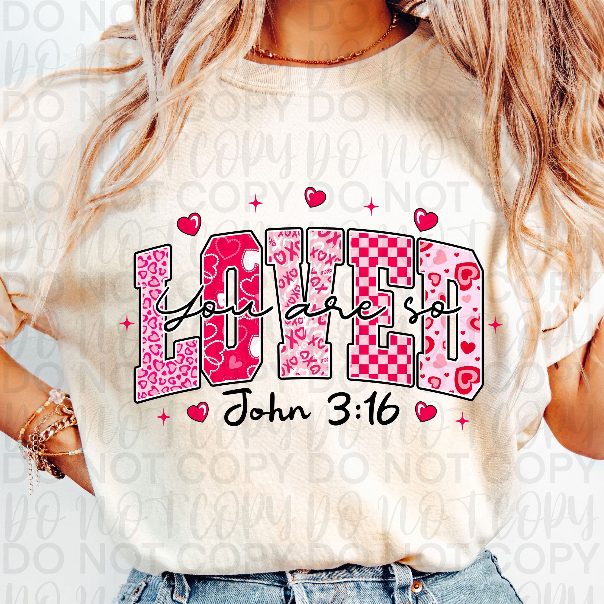 You Are So Loved Christian Valentine PNG