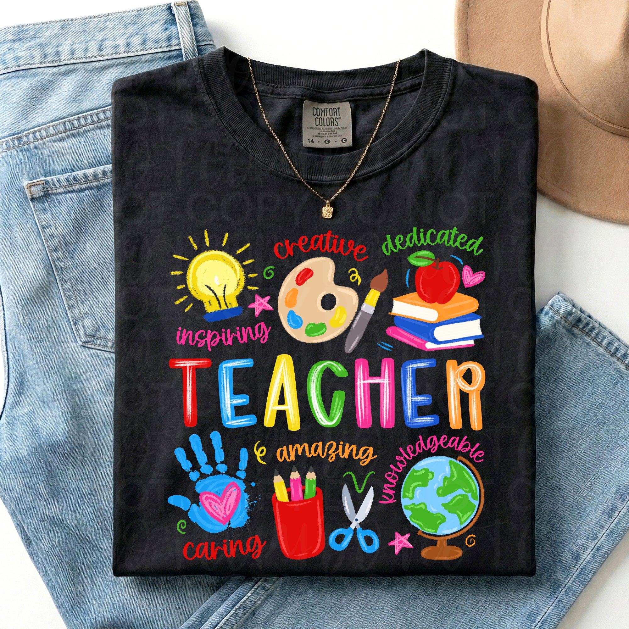 Inspirational Teacher Doodles PNG