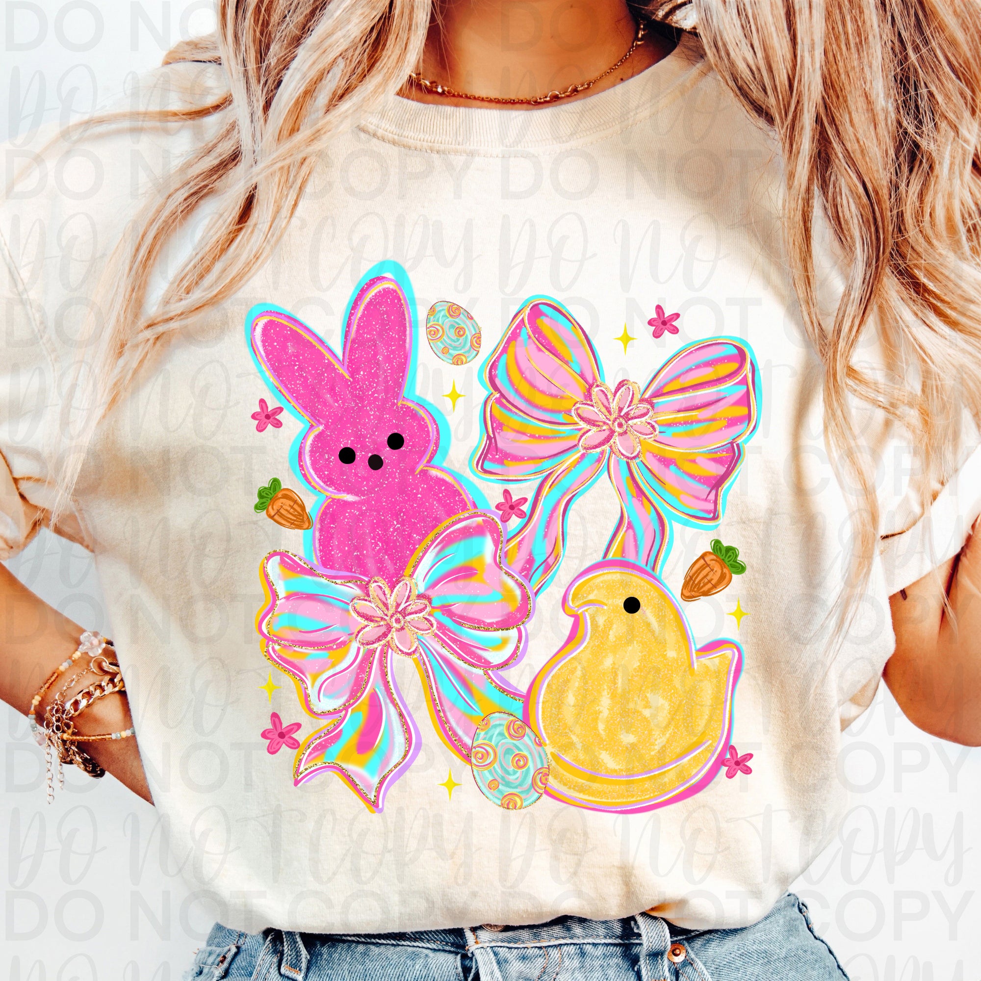 Easter Peep Coquette PNG