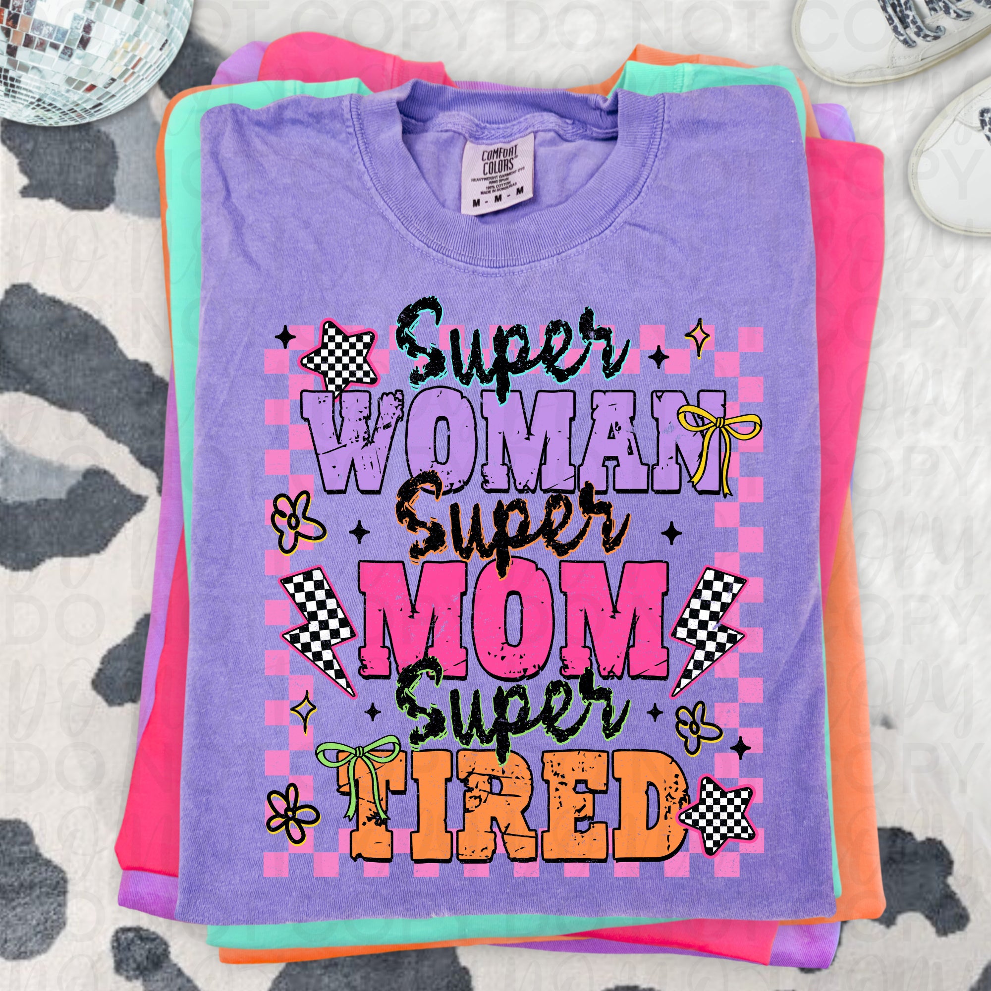 Super Mom Super Tired PNG