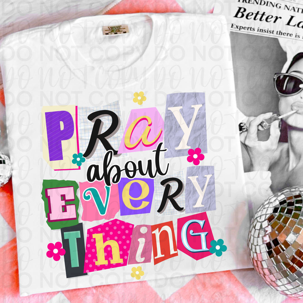 Retro Christian Ransom Letters PNG