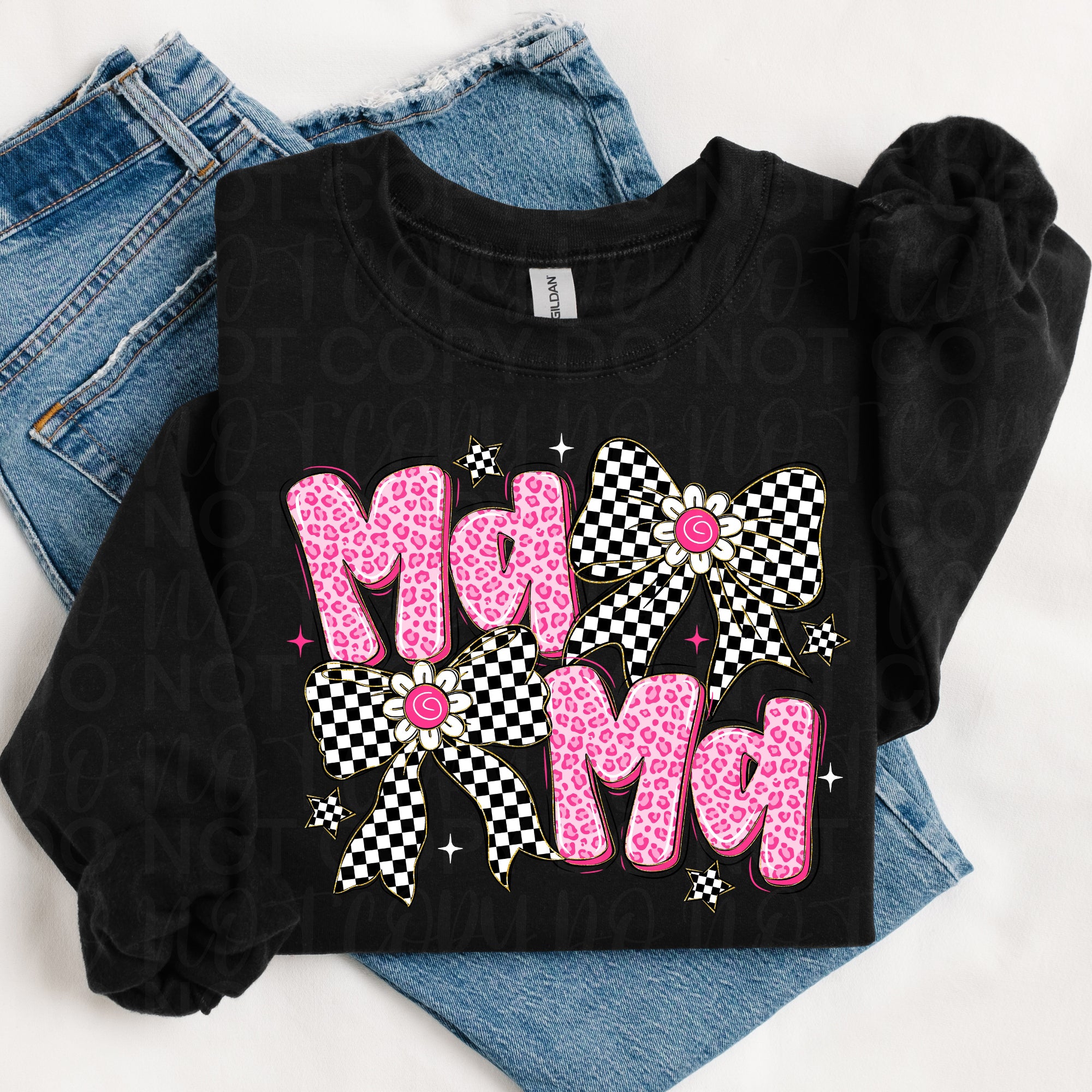 Retro Pink Mama Coquette PNG