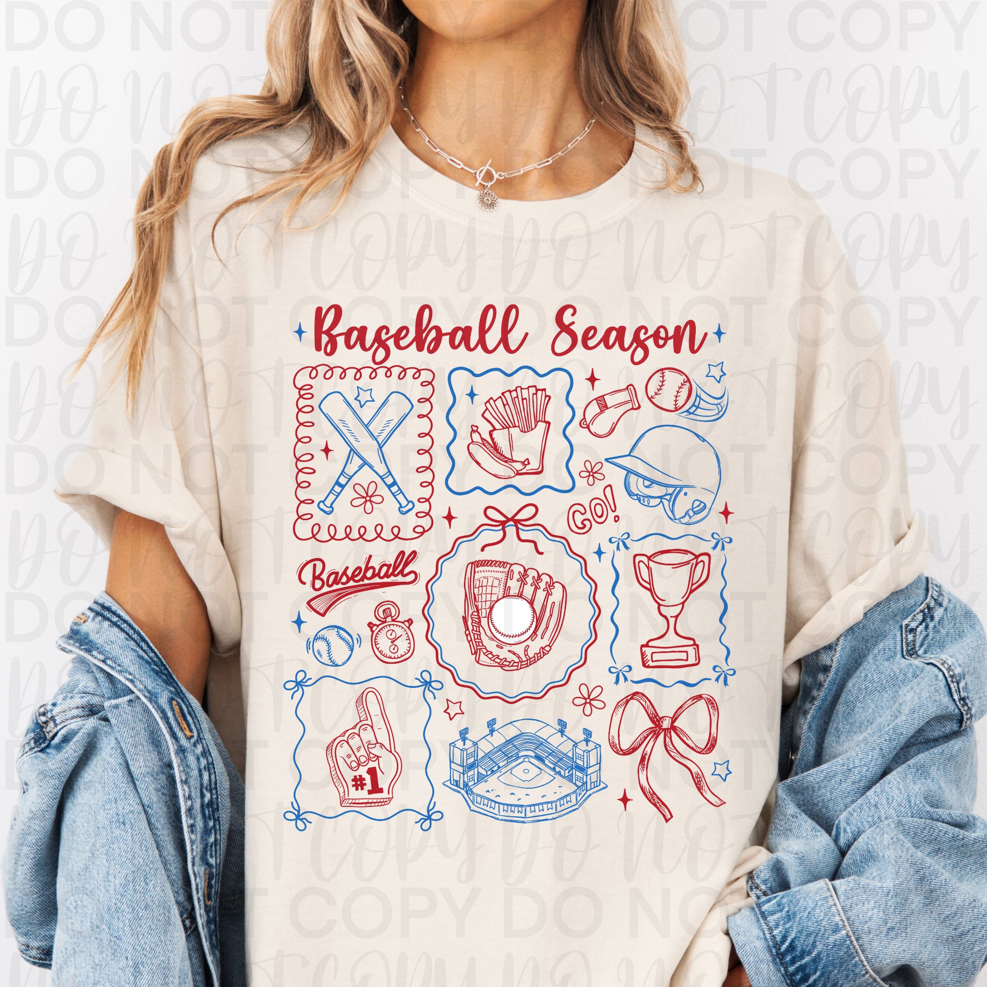 Baseball Season Doodles PNG