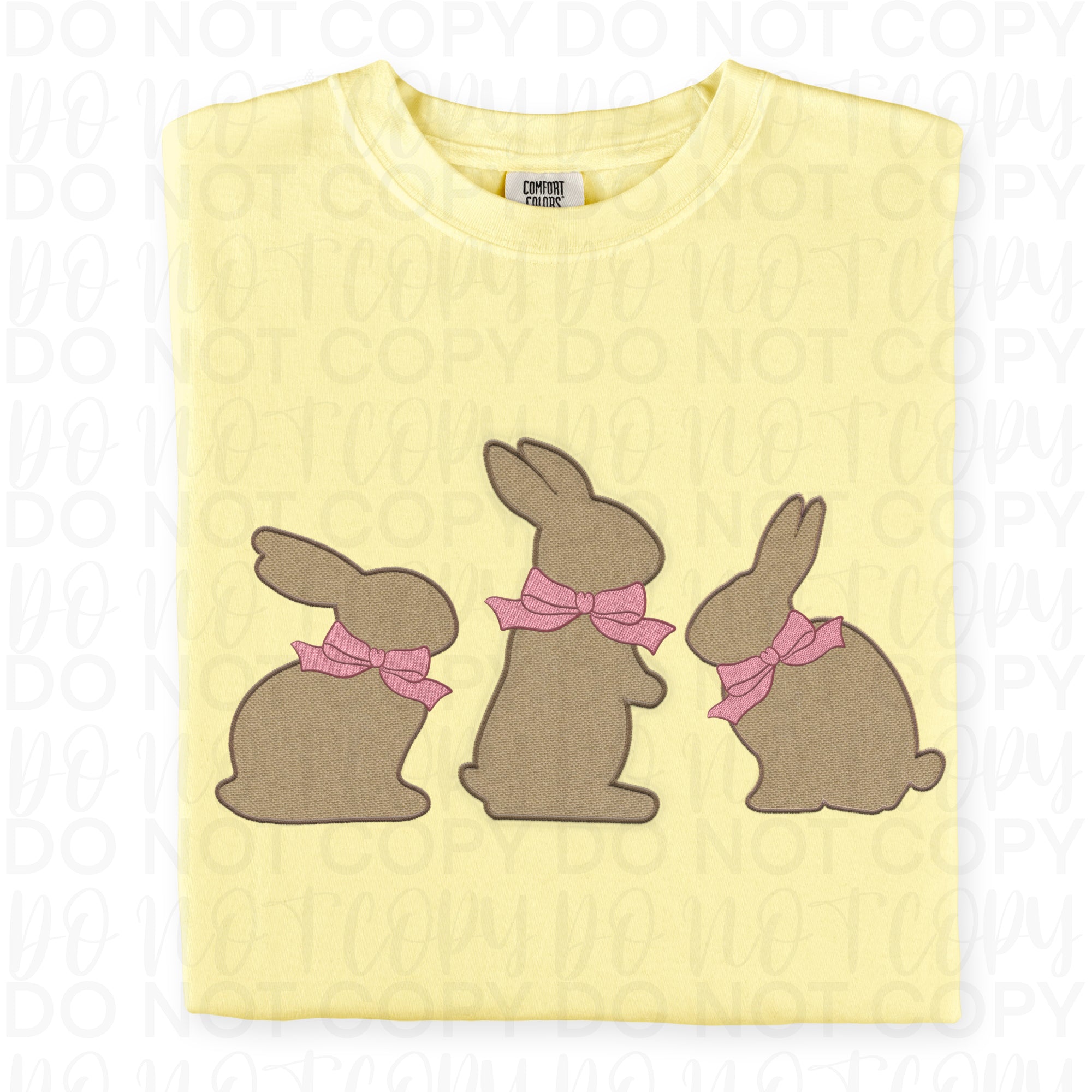 Burlap Easter Bunnies PNG