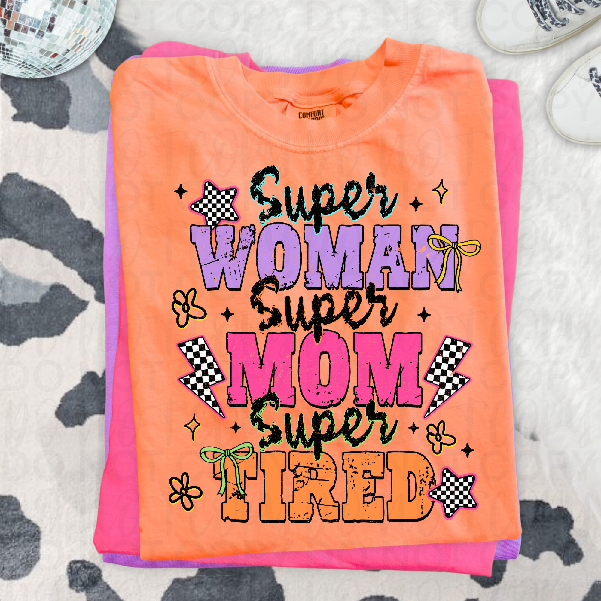 Super Mom Super Tired PNG