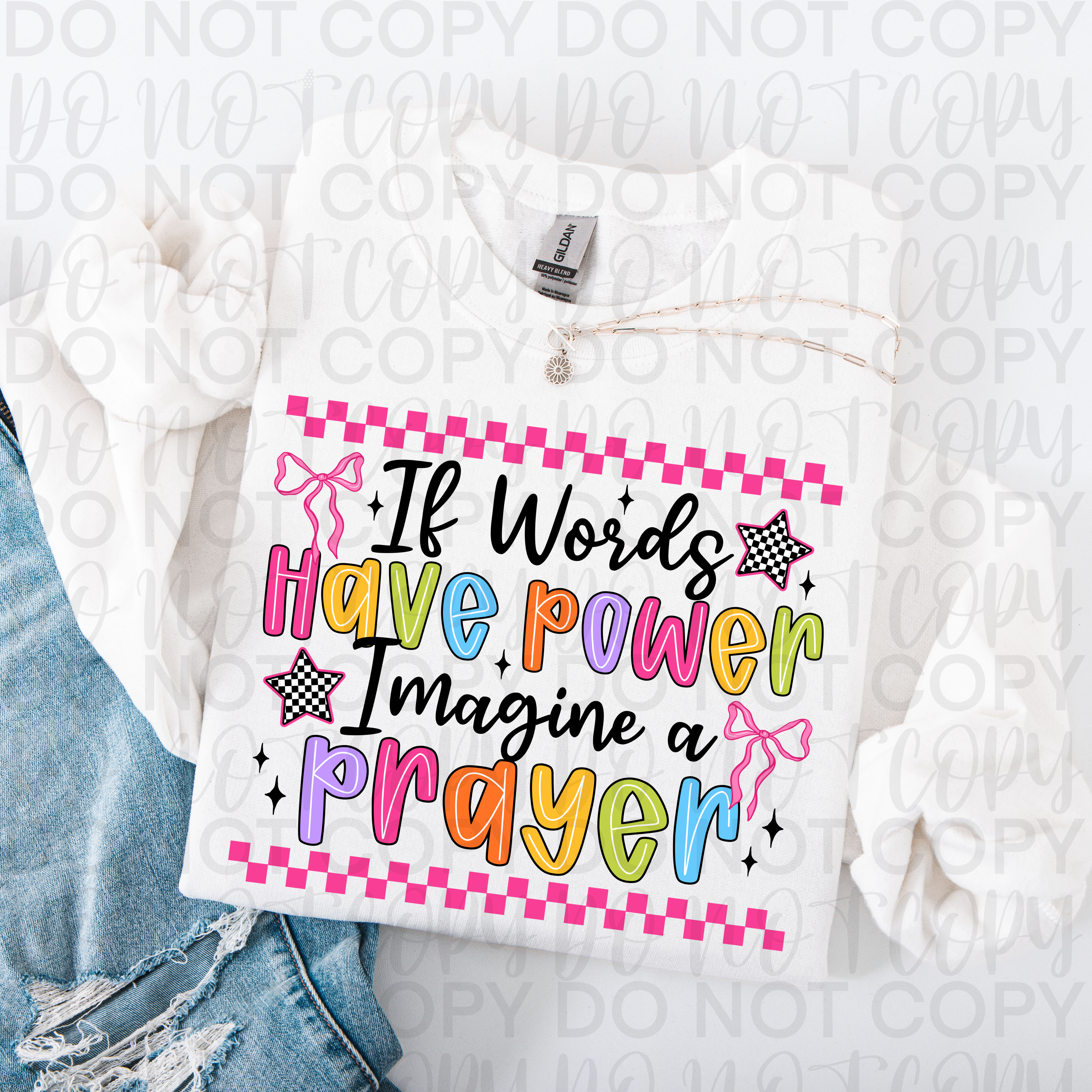 If Words Have Power Imagine a Prayer PNG