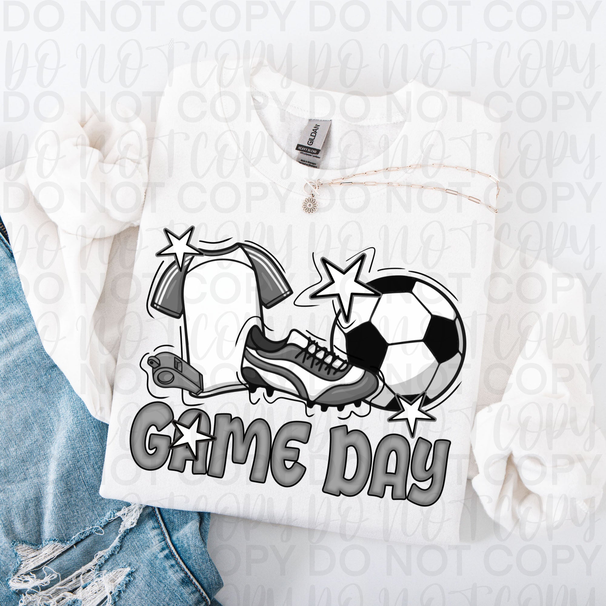 Retro Soccer Game Day PNG