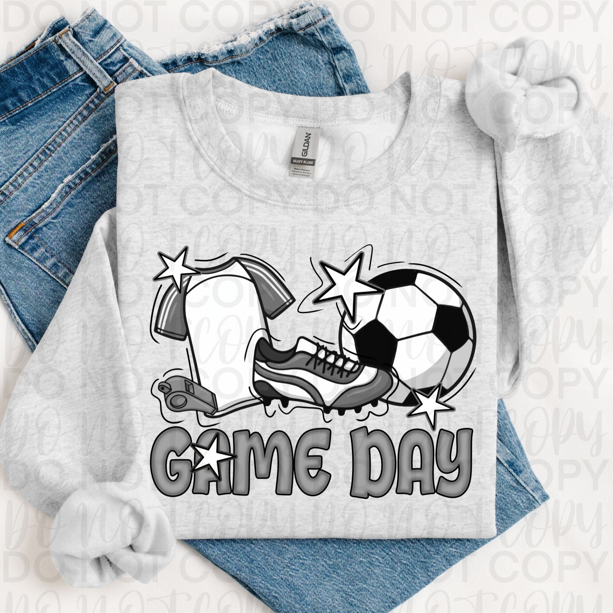 Retro Soccer Game Day PNG
