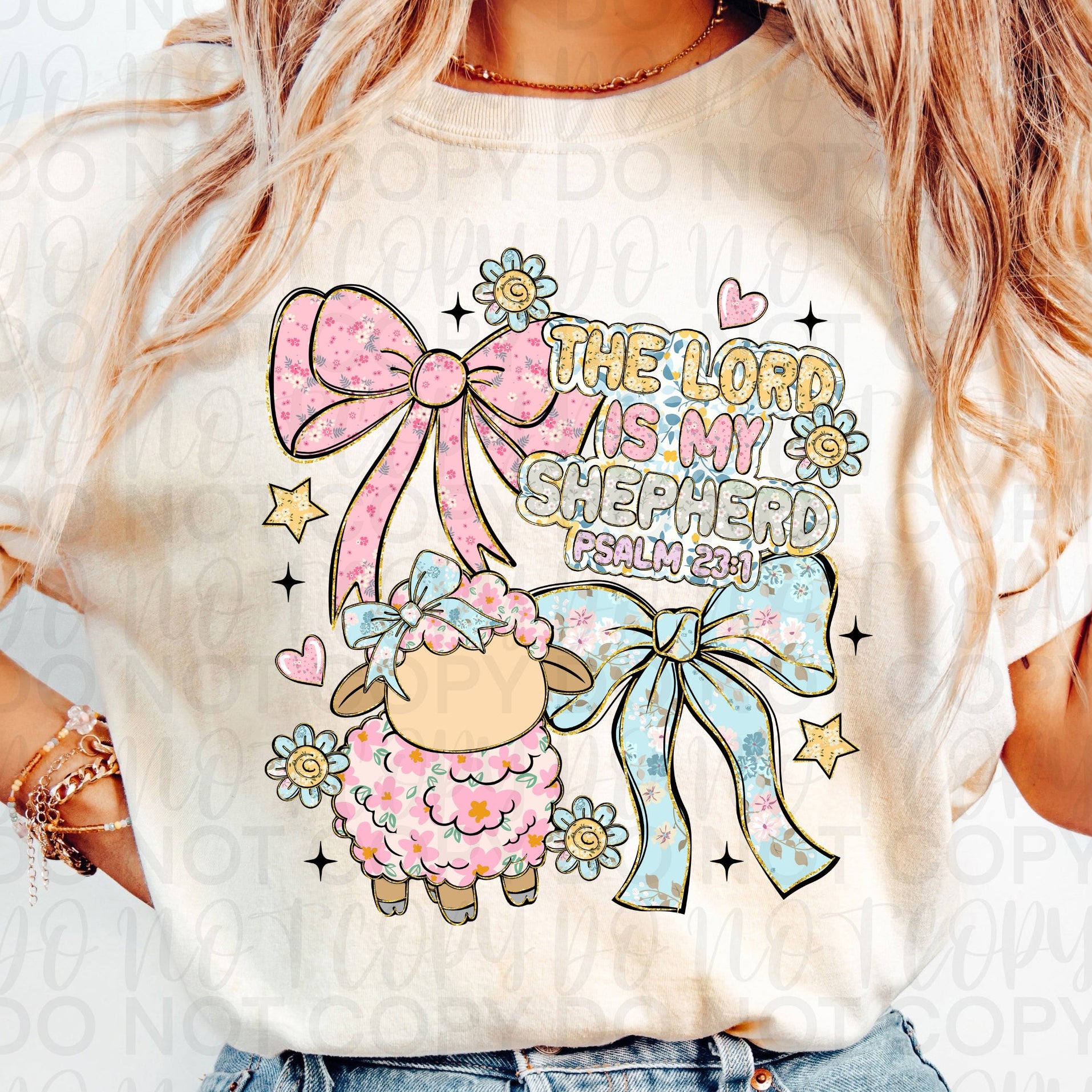 The Lord is My Shepherd Coquette PNG