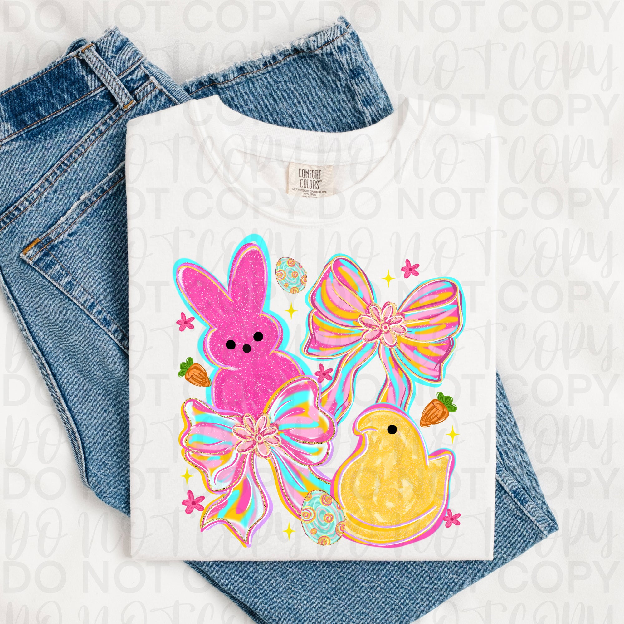 Easter Peep Coquette PNG
