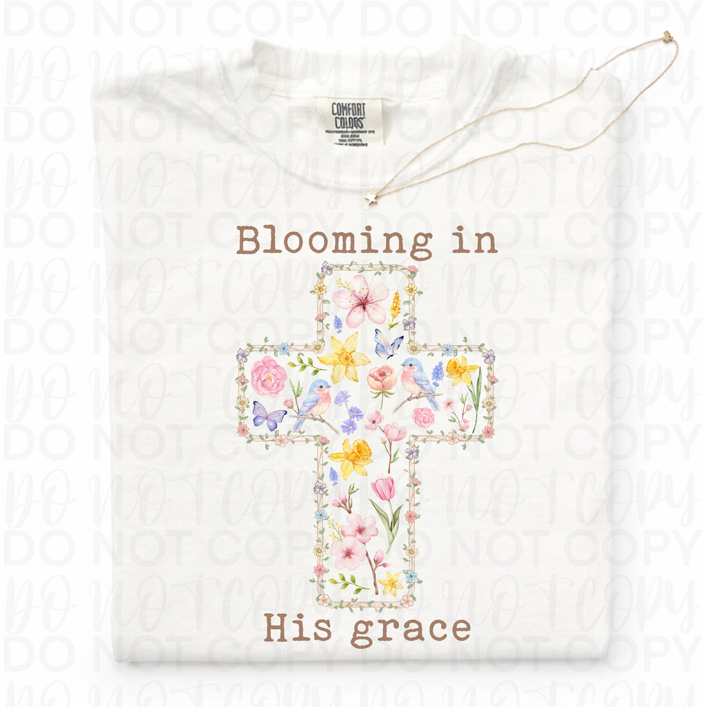 Blooming in His Grace PNG