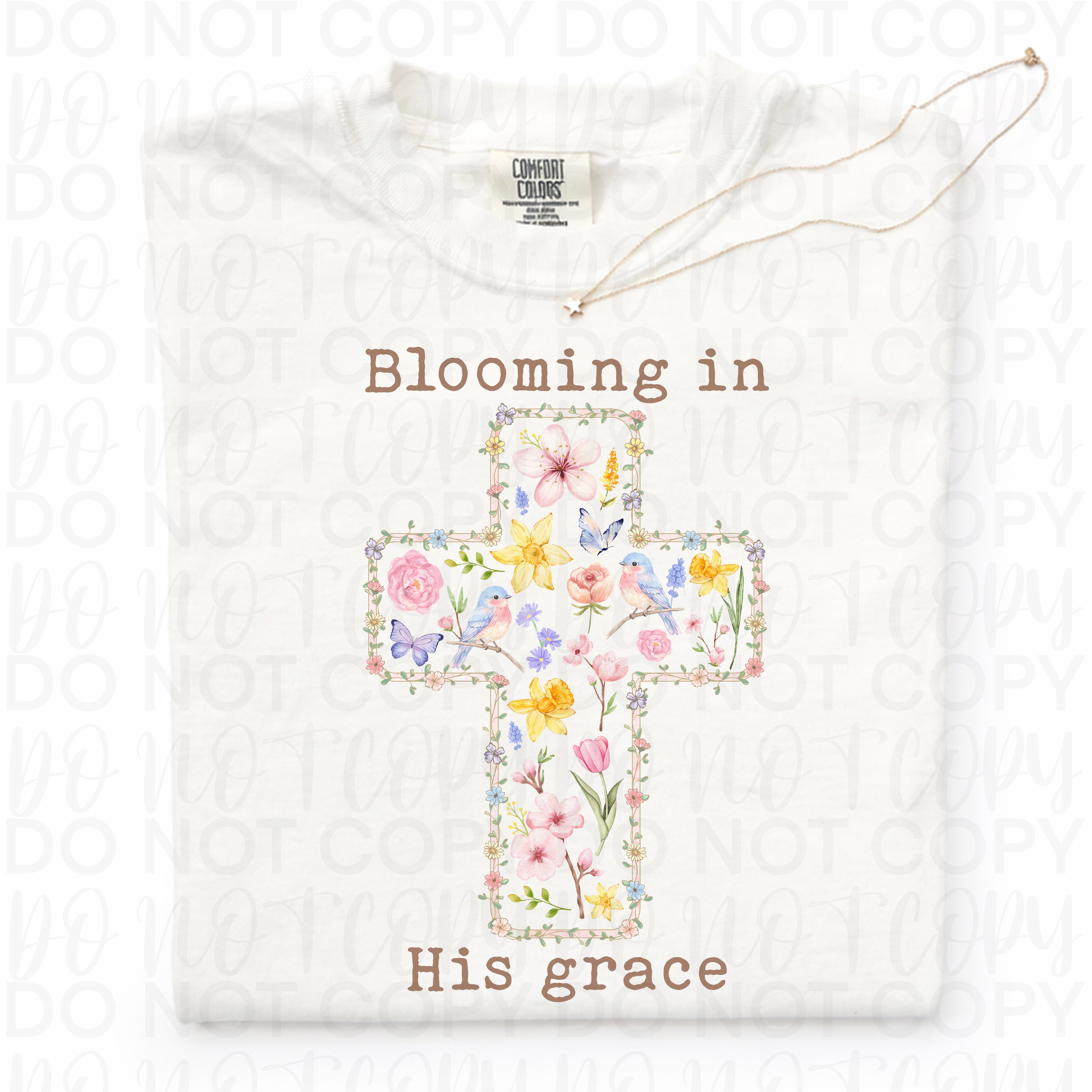 Blooming in His Grace PNG