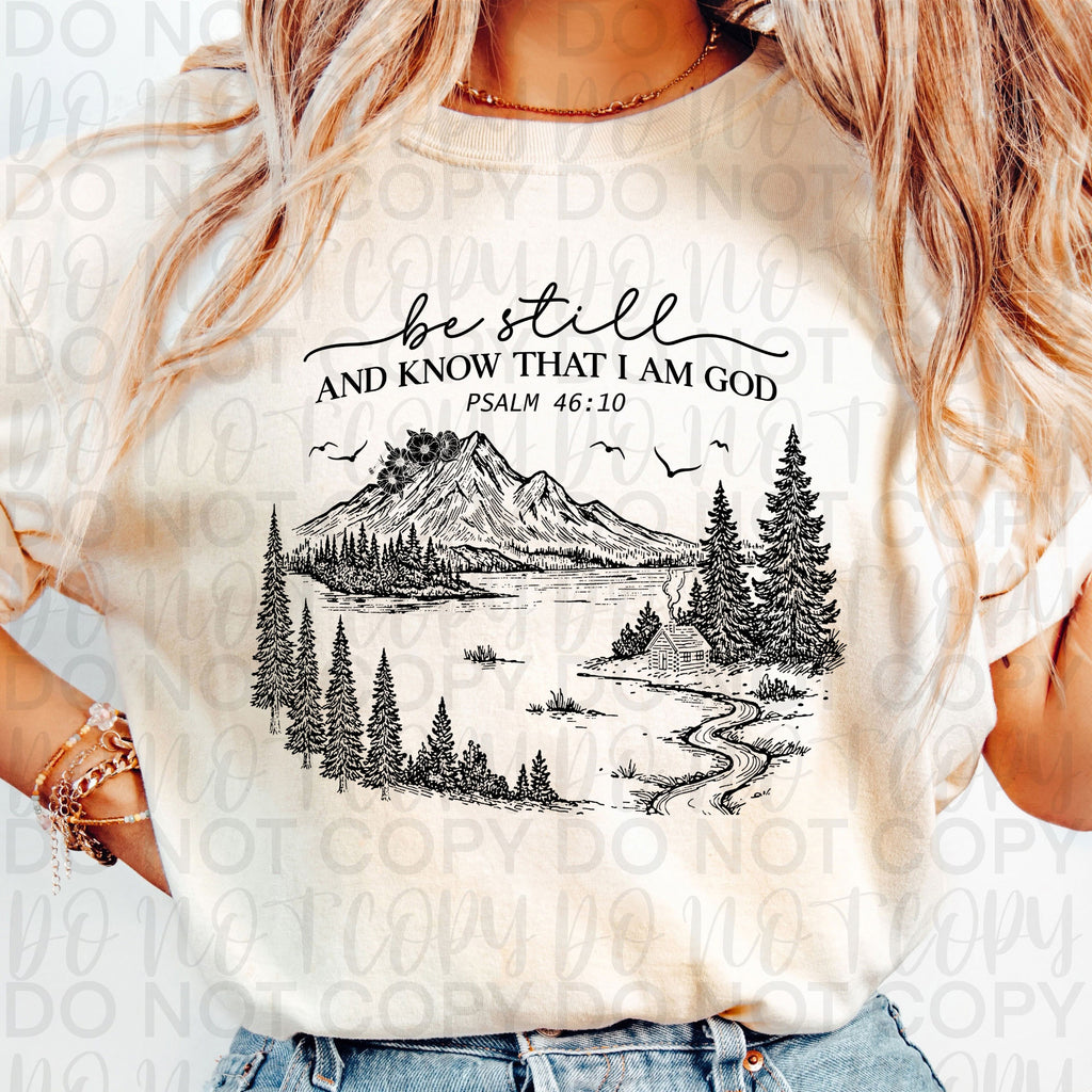 Be Still and Know Christian PNG