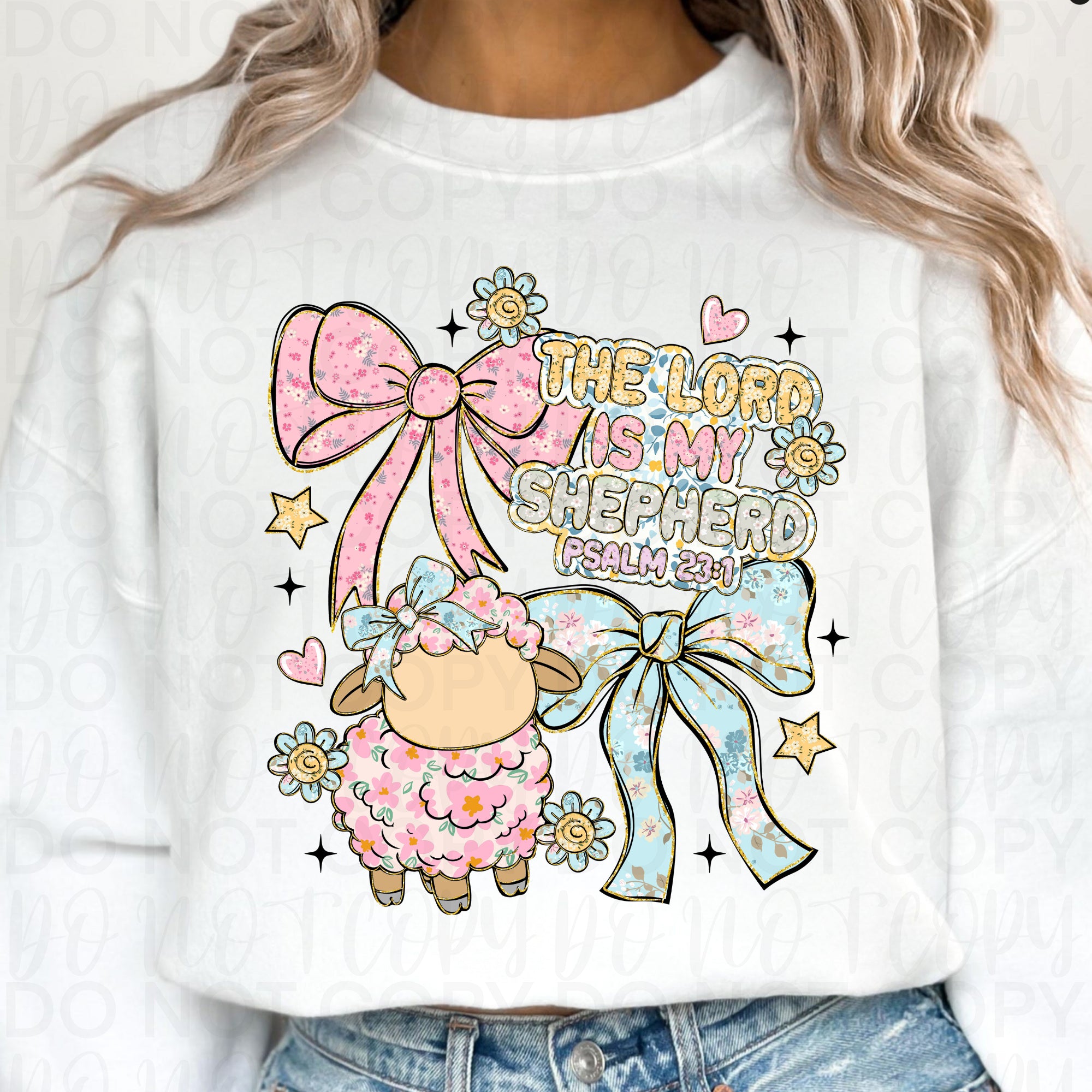 The Lord is My Shepherd Coquette PNG