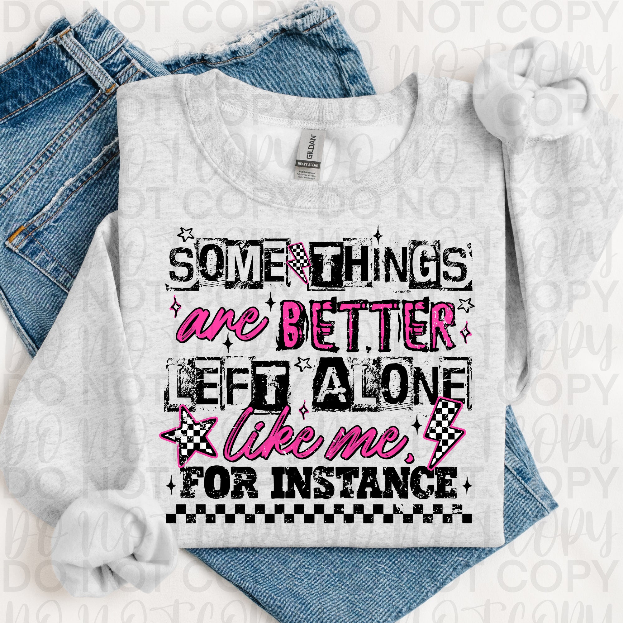 Better Left Alone Snarky PNG