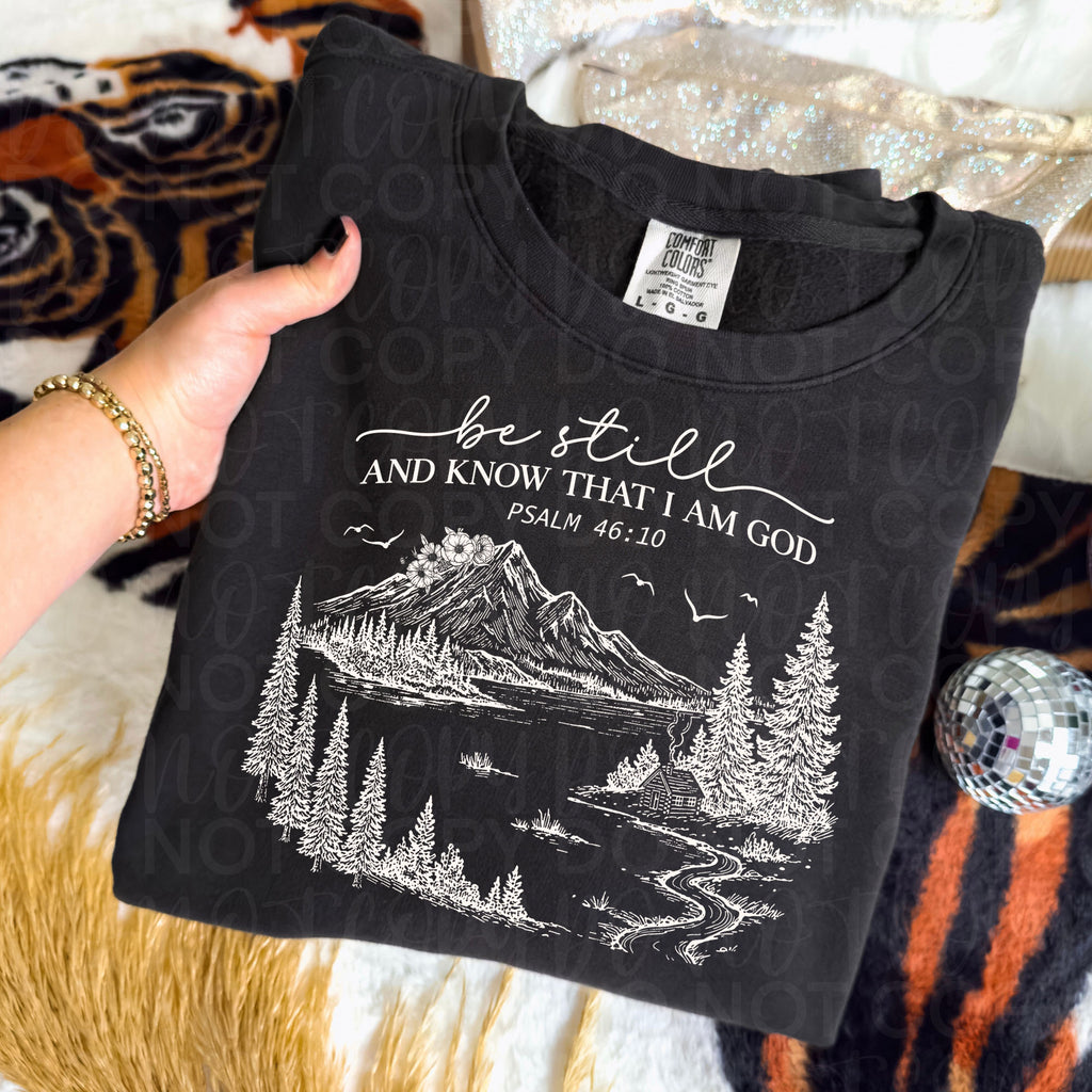 Be Still and Know Christian PNG