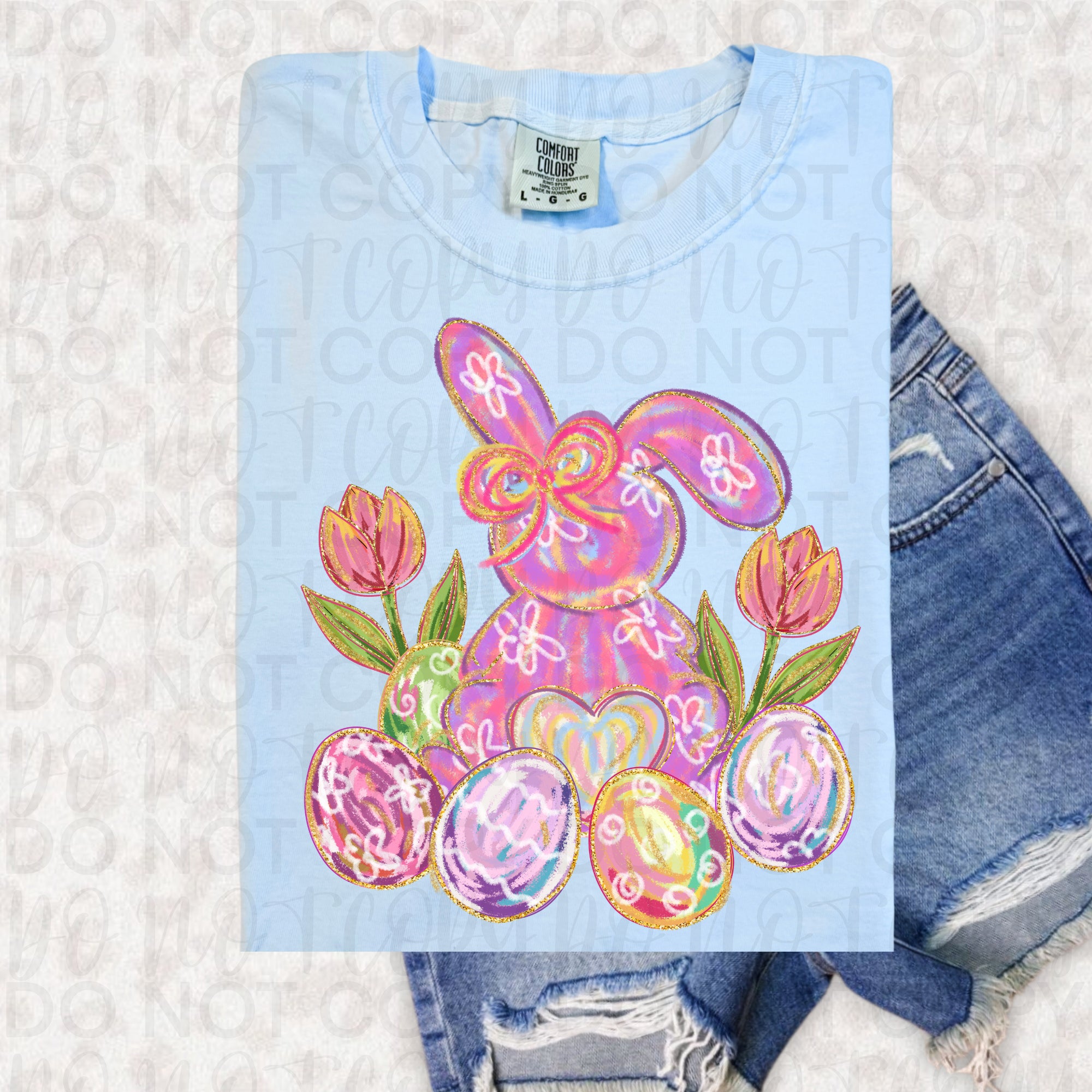 Floral Easter Bunny Png