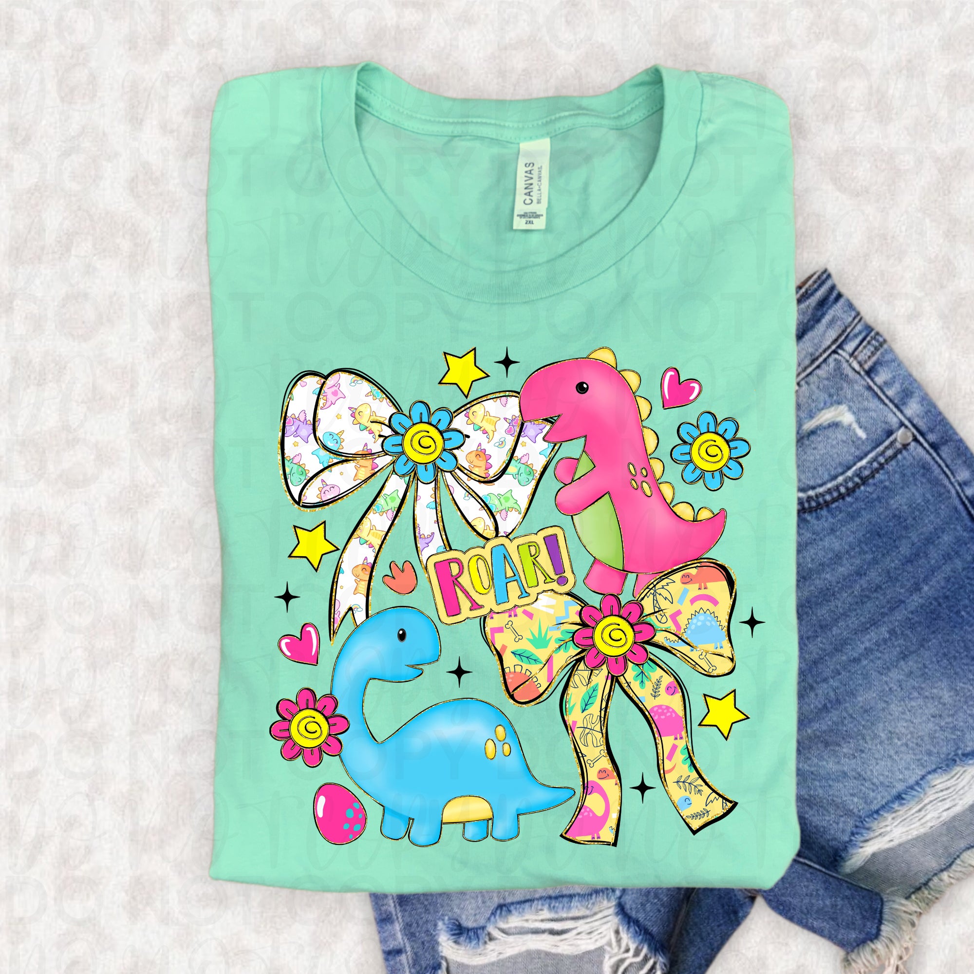 Dinosaur Coquette PNG