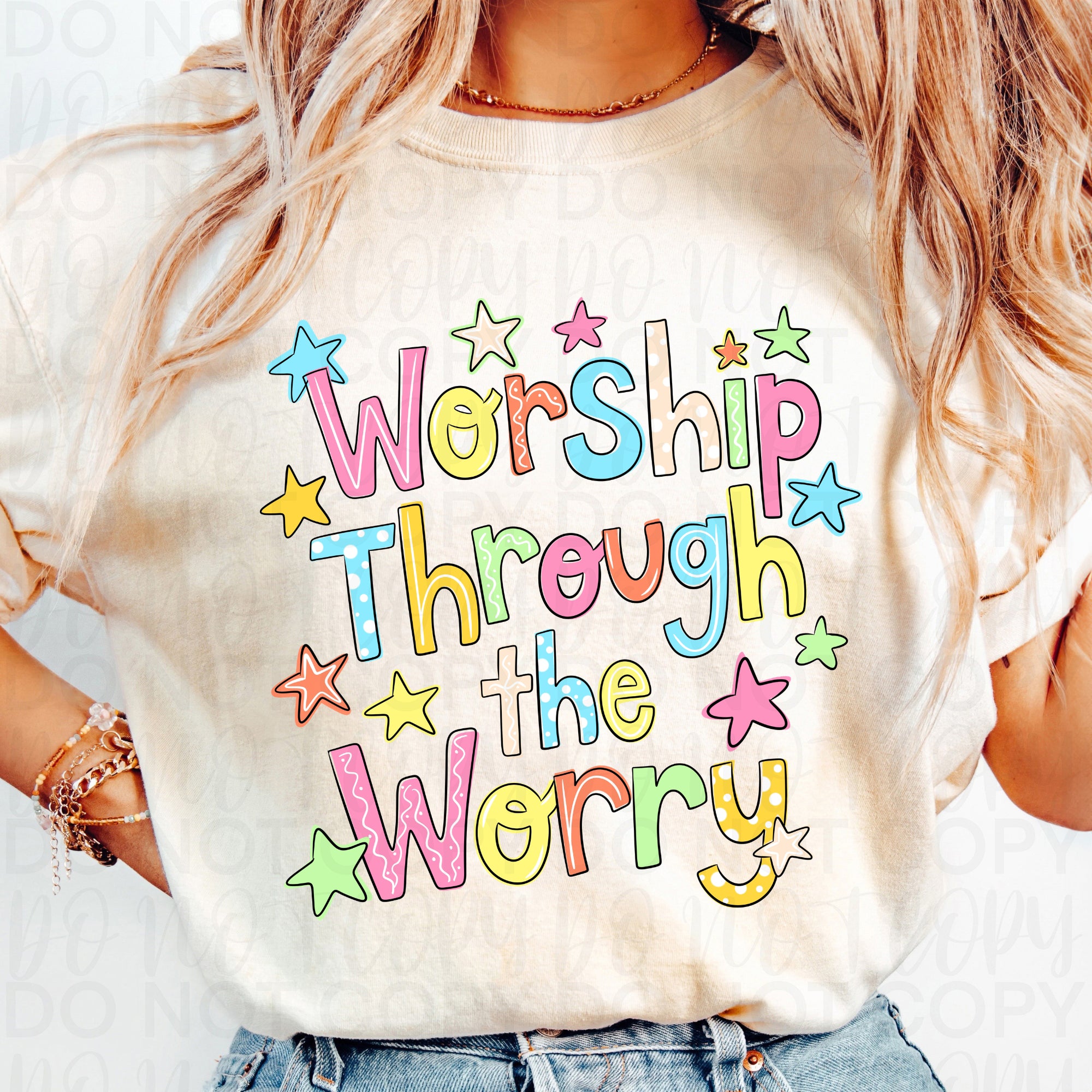 Worship Through the Worry PNG