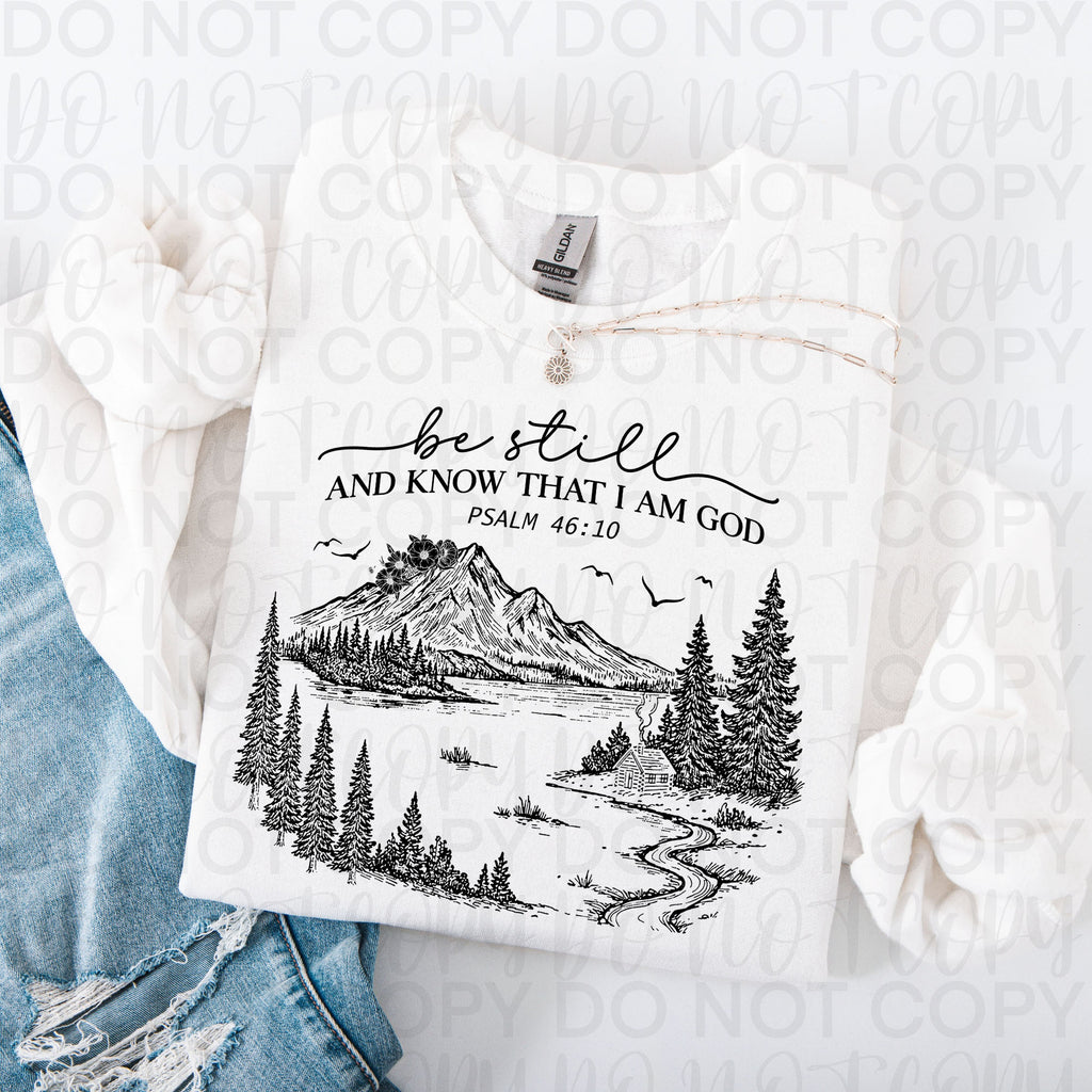 Be Still and Know Christian PNG