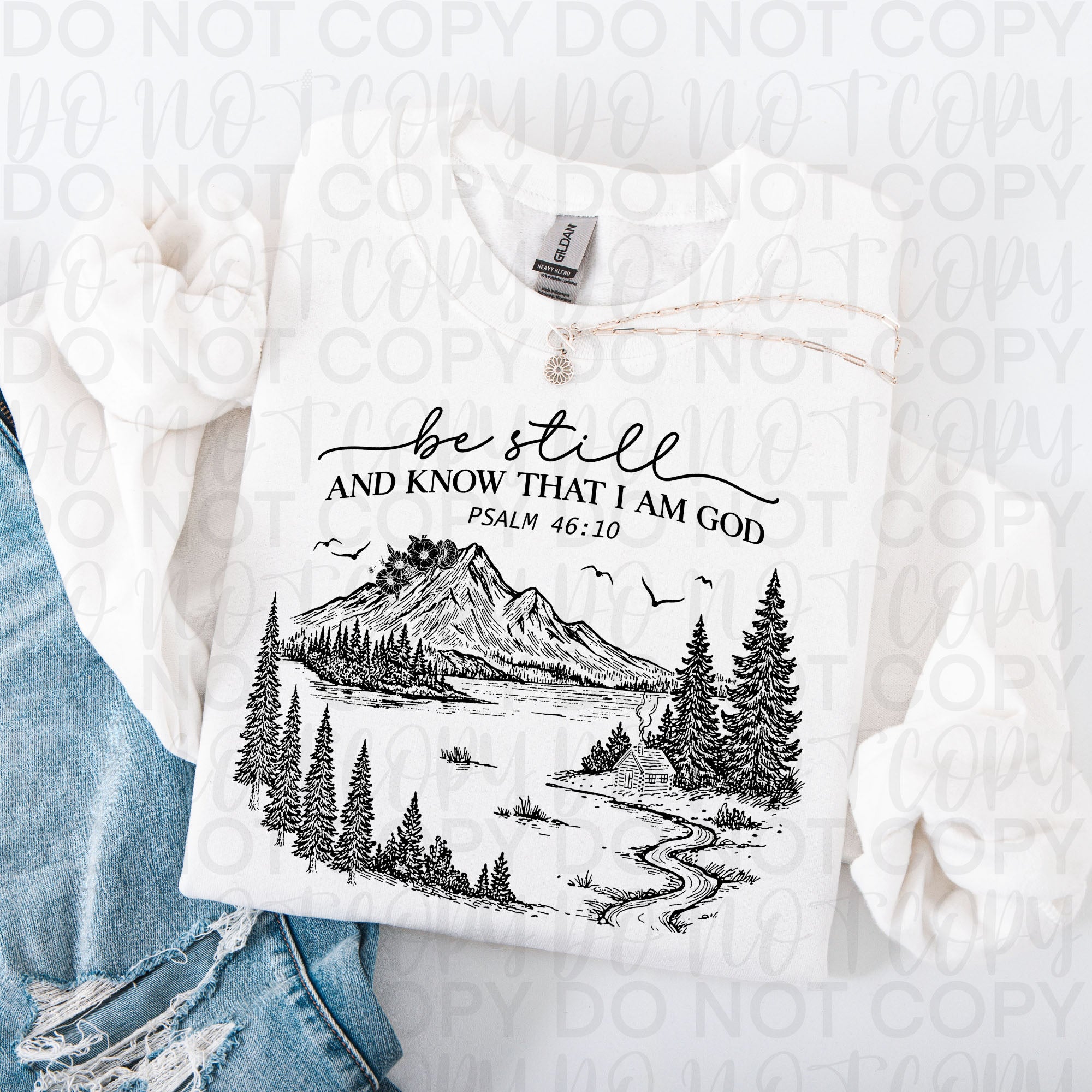 Be Still and Know Christian PNG