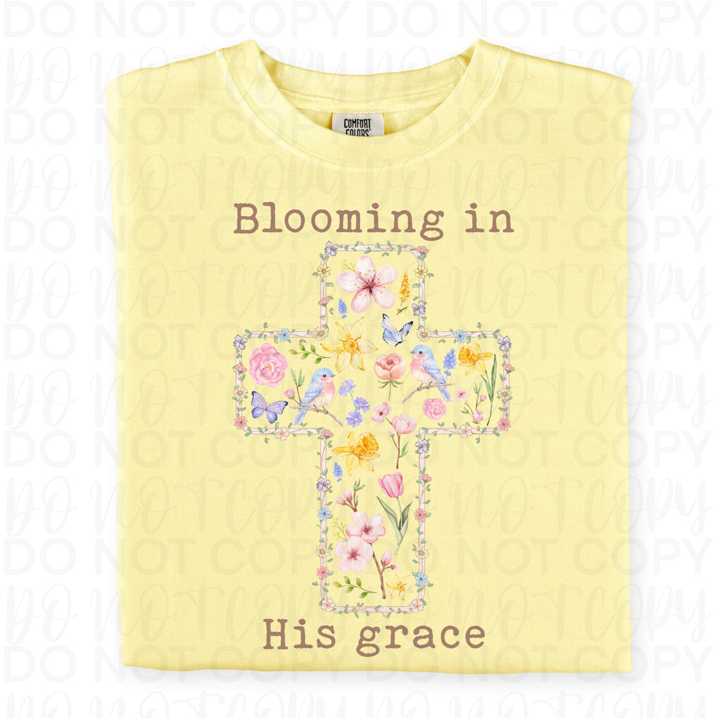 Blooming in His Grace PNG