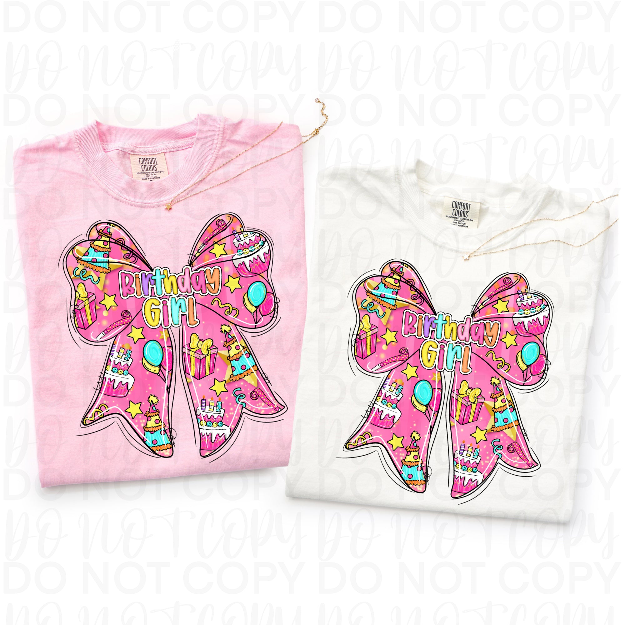 Birthday Girl Coquette Bow PNG