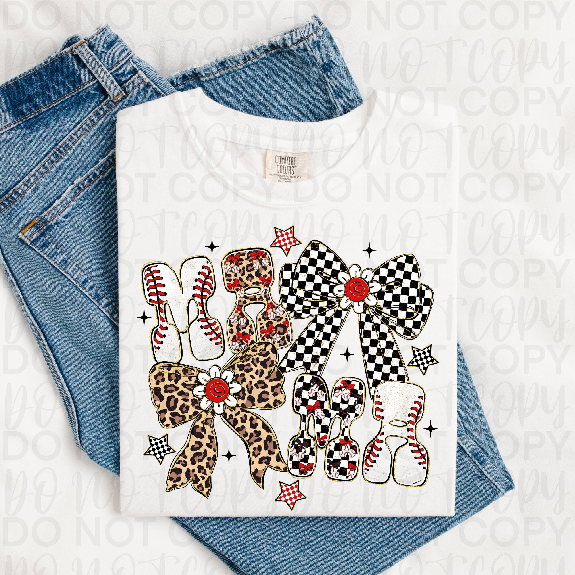 Baseball Mama Coquette PNG