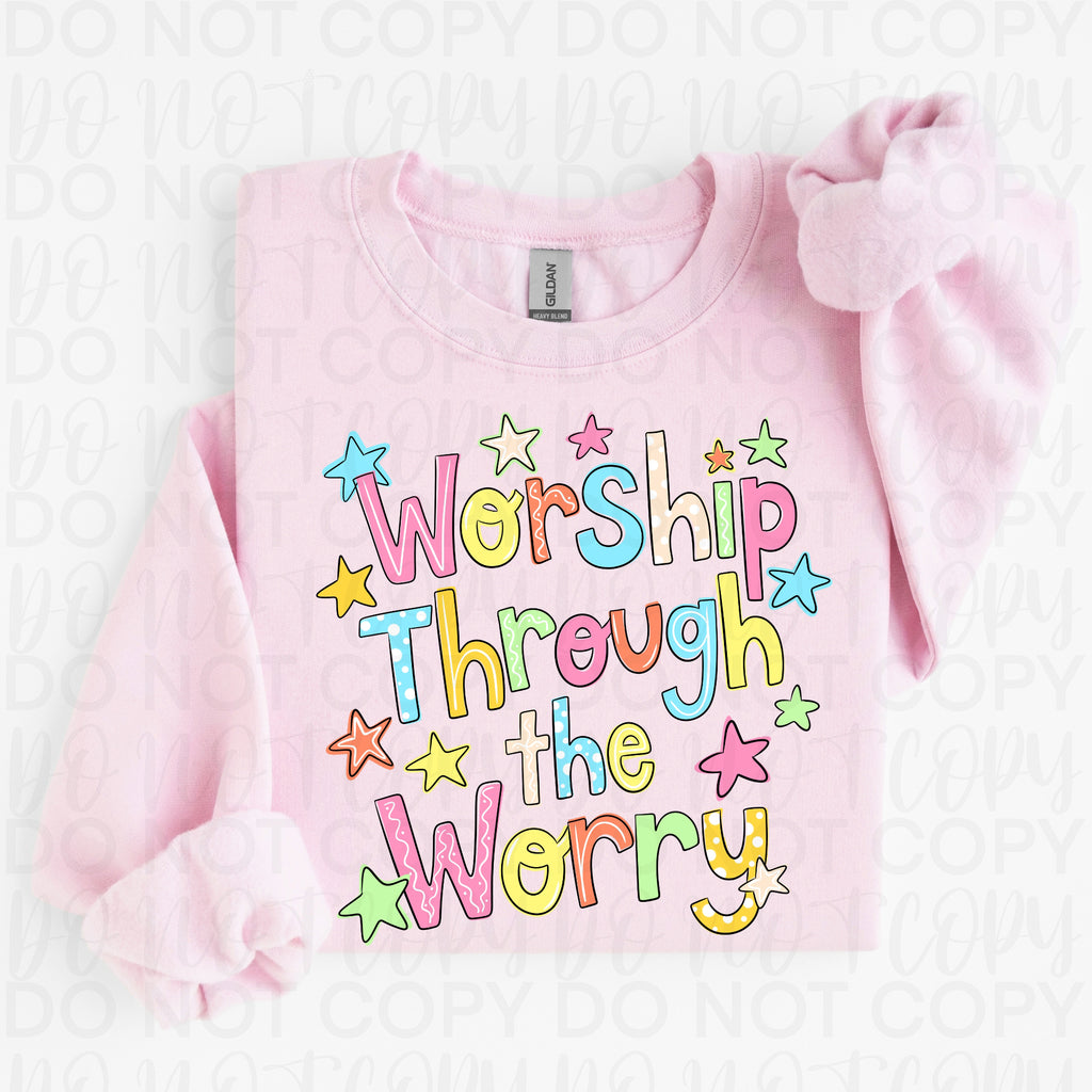 Worship Through the Worry PNG