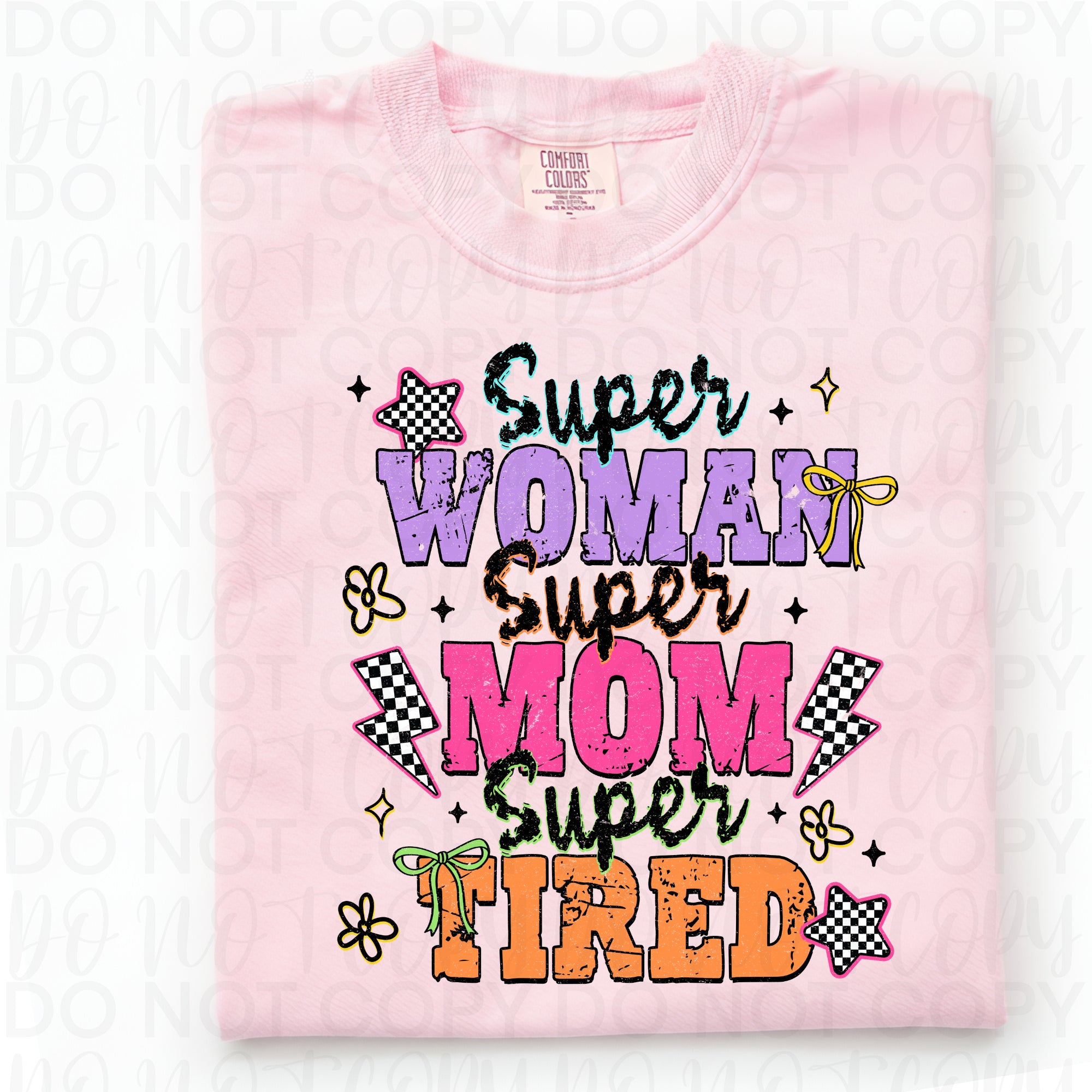Super Mom Super Tired PNG