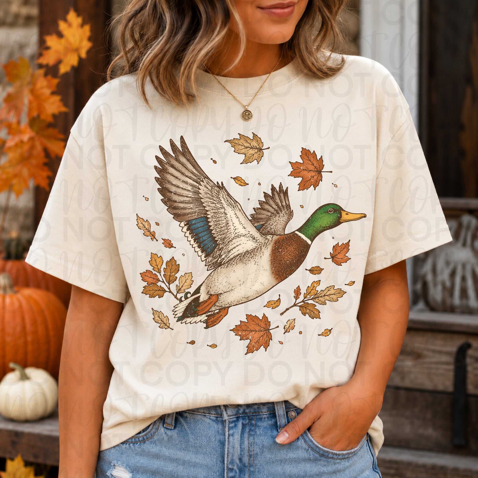 Fall Mallard Duck PNG
