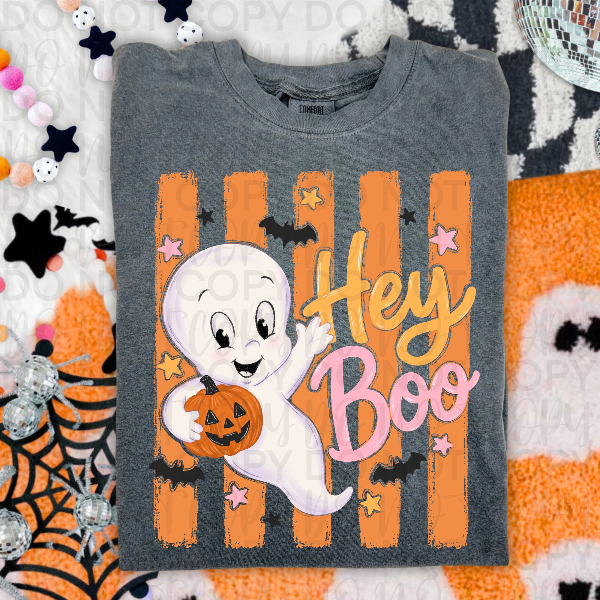 Hey Boo Ghost PNG